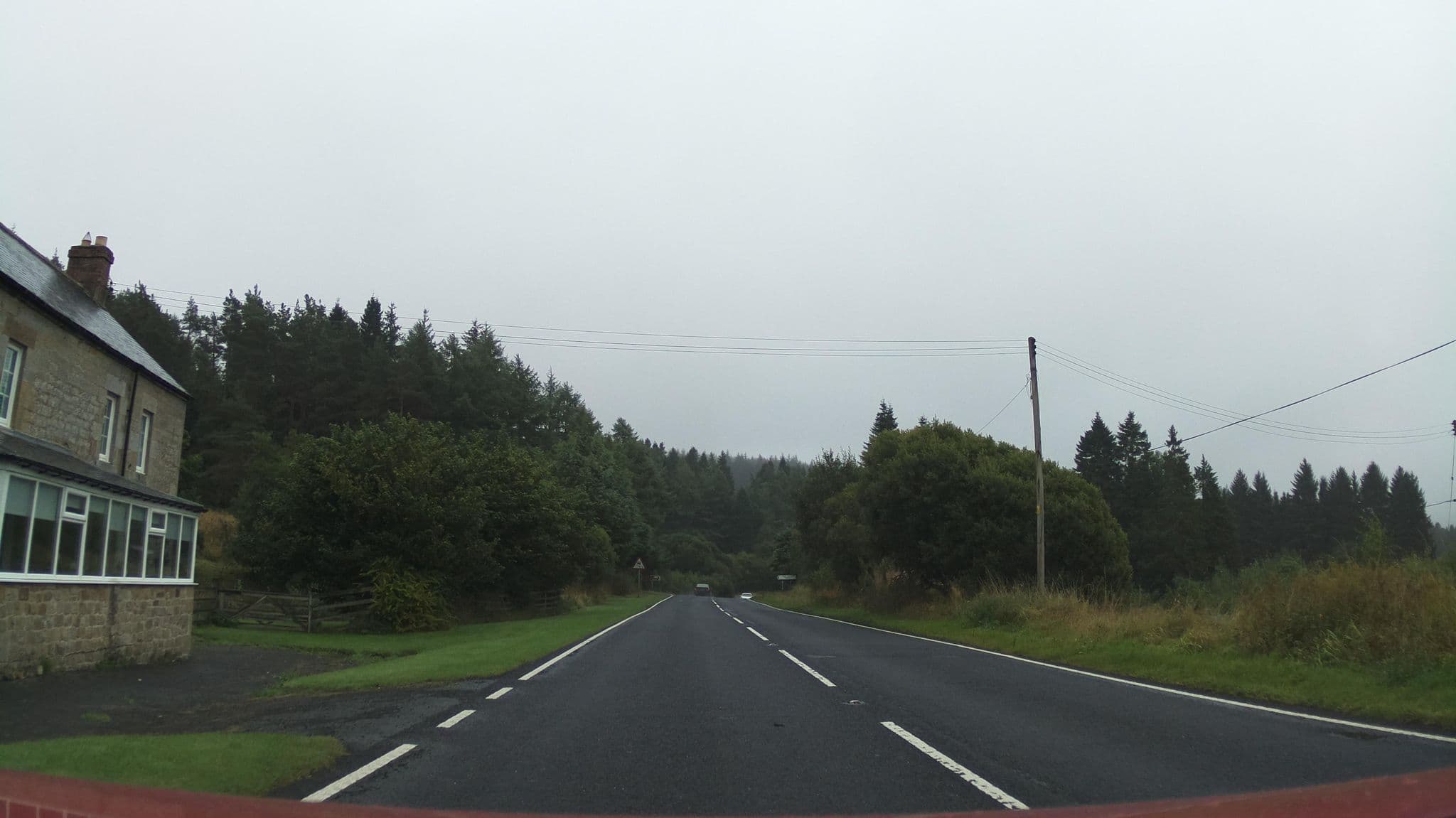 Street view near Border Forest Lodges, Bellingham — © southglos (CC BY-SA · Mapillary)