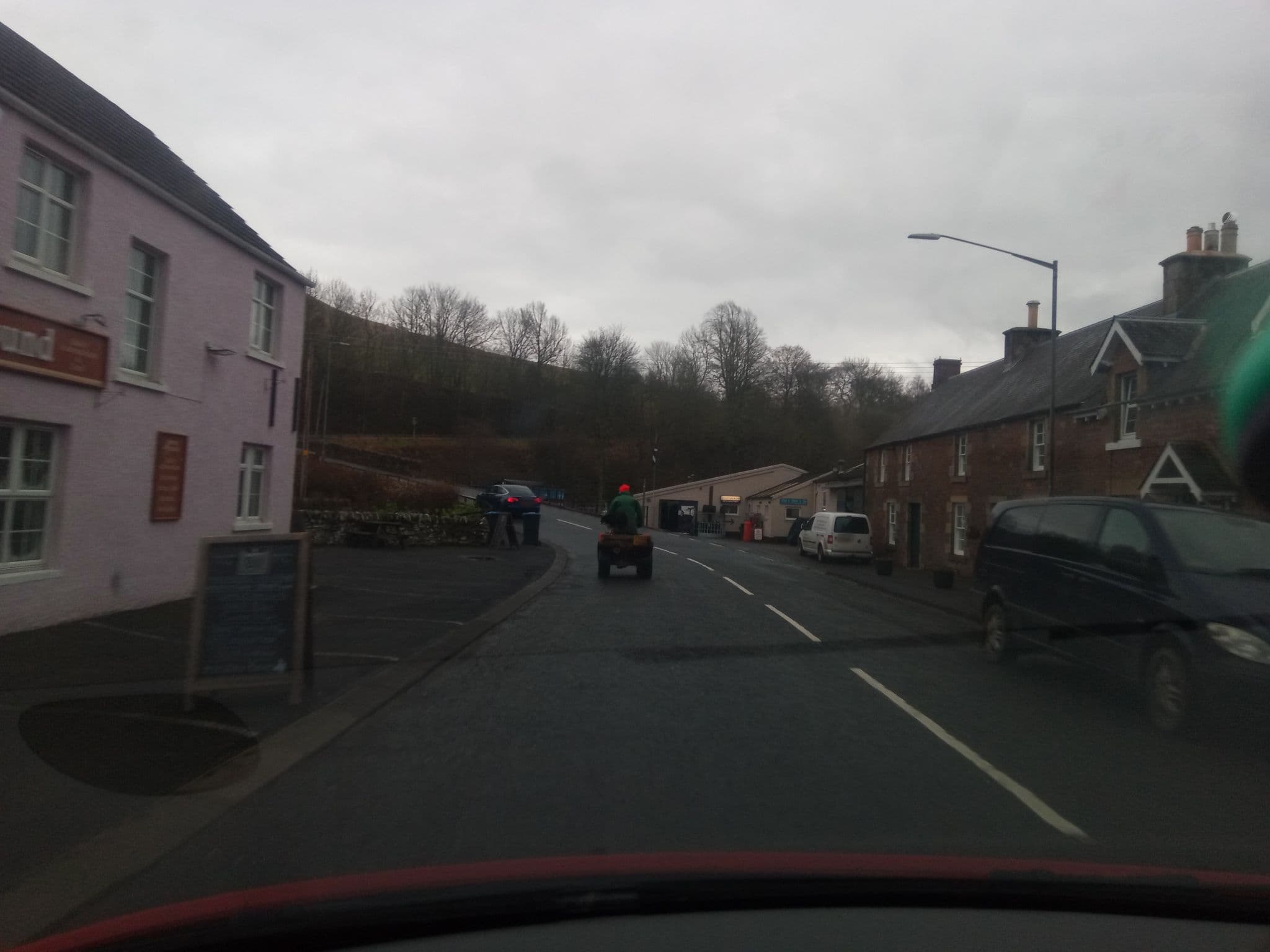Street view near The Horse & Hound Country Inn, Hawick — © victuallers (CC BY-SA · Mapillary)