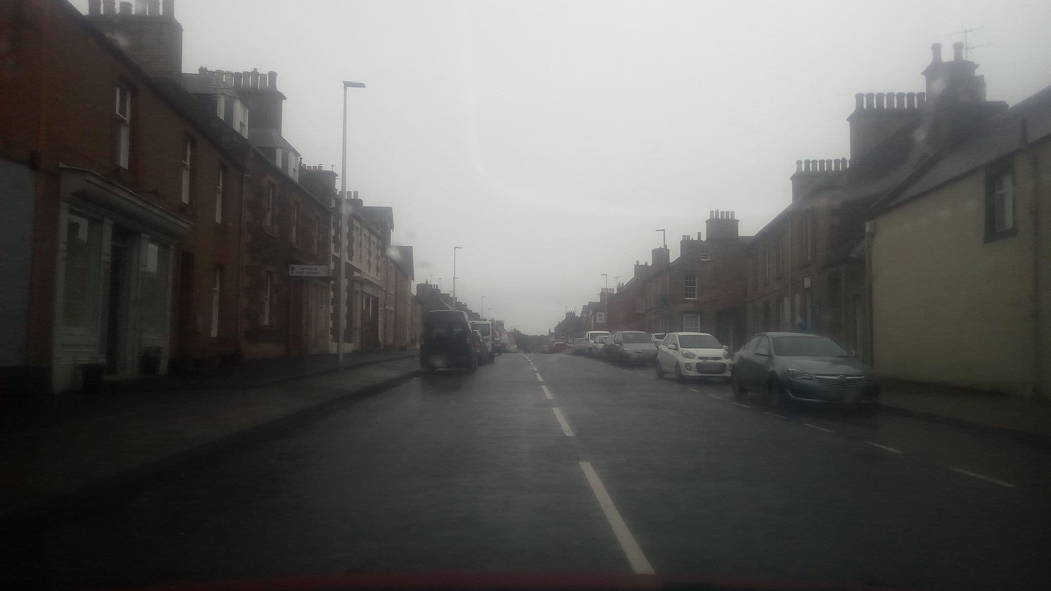 Street view near The Harbur, Earlston — © victuallers (CC BY-SA · Mapillary)