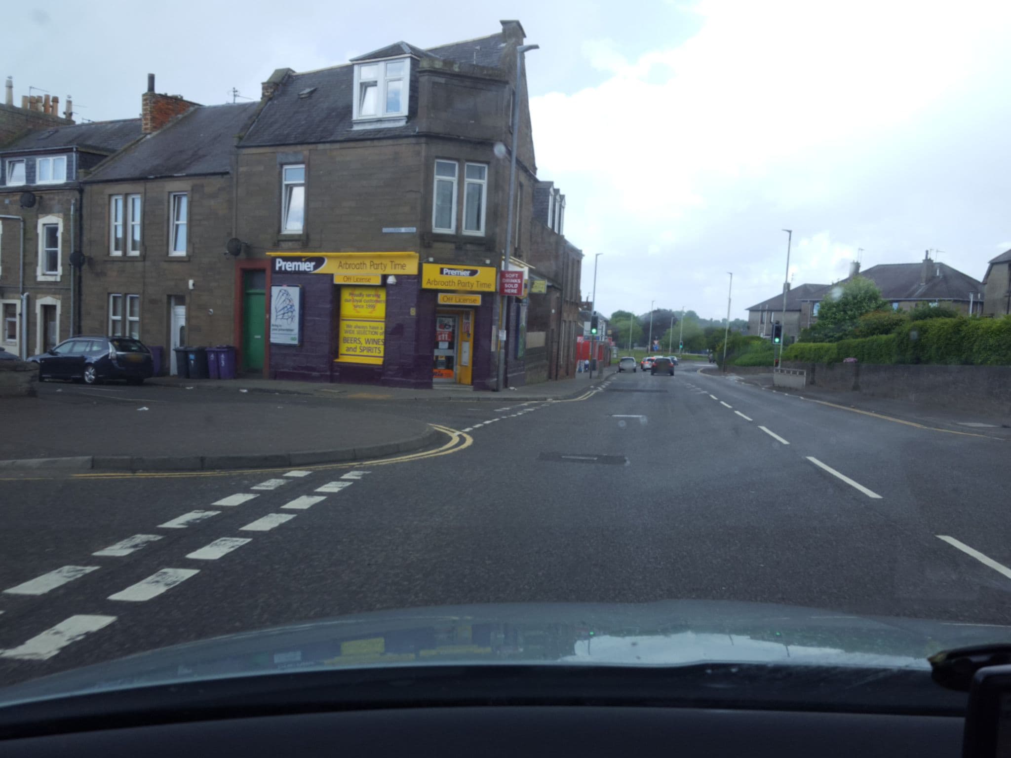 Street view near Abbey Guest House, Arbroath — © hobgoblin (CC BY-SA · Mapillary)