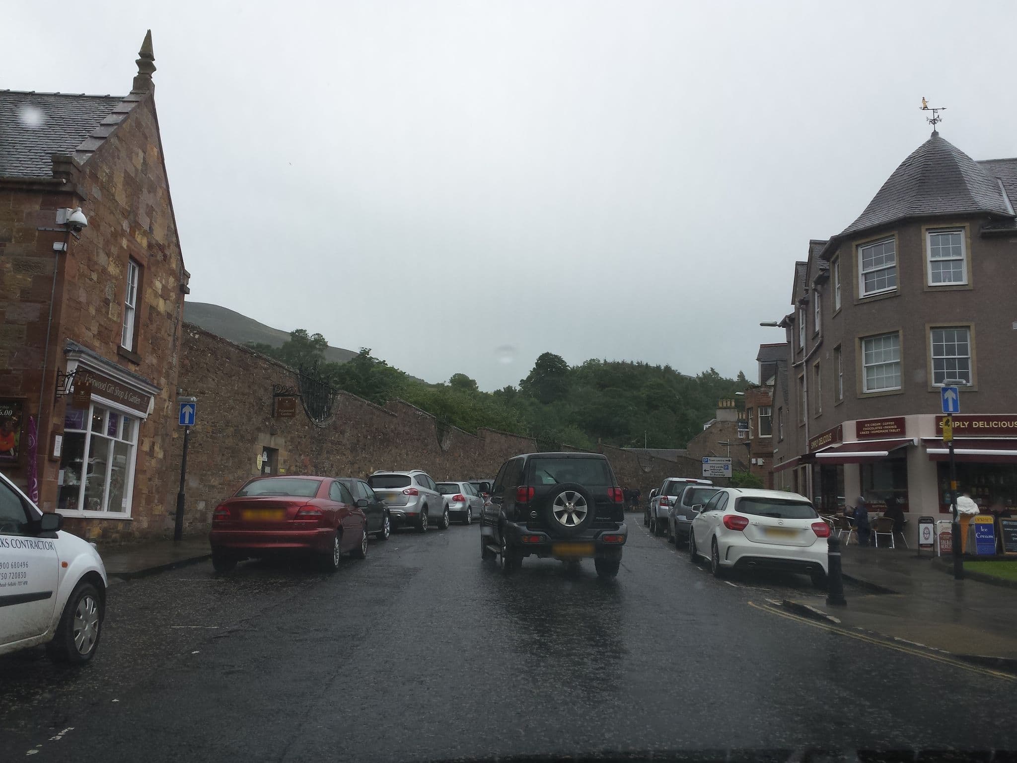 Street view near Cleuch Head Farmhouse, Melrose — © rudolfmayer (CC BY-SA · Mapillary)