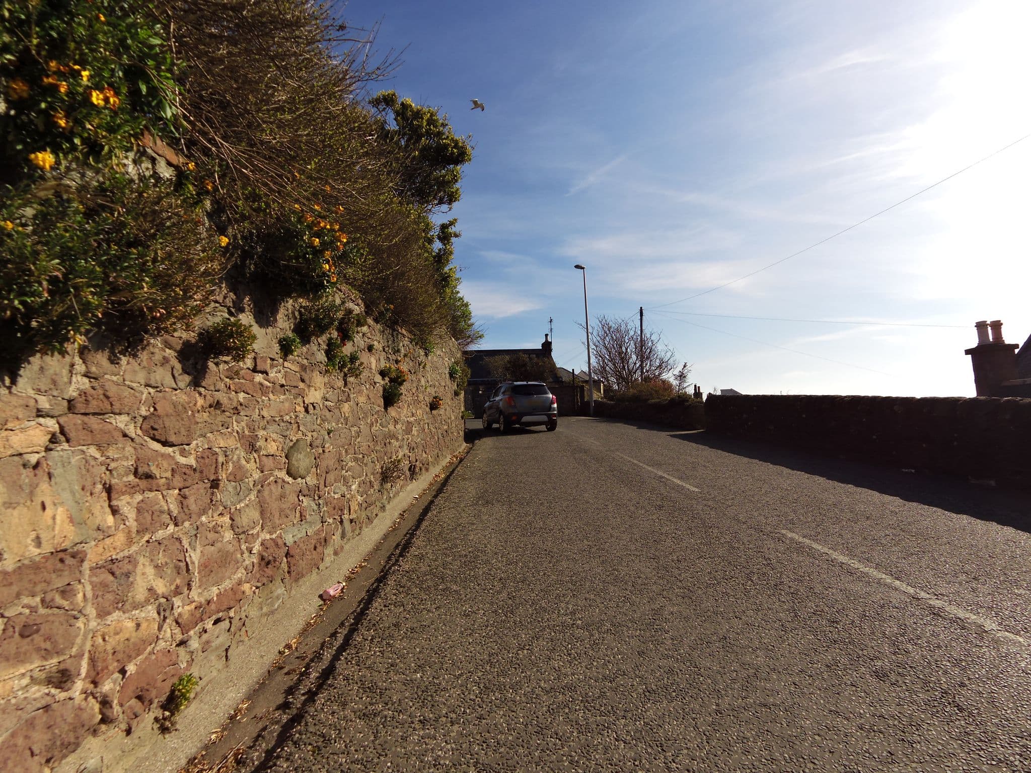 Street view near Beltane House, Saint Cyrus — © smsm1 (CC BY-SA · Mapillary)