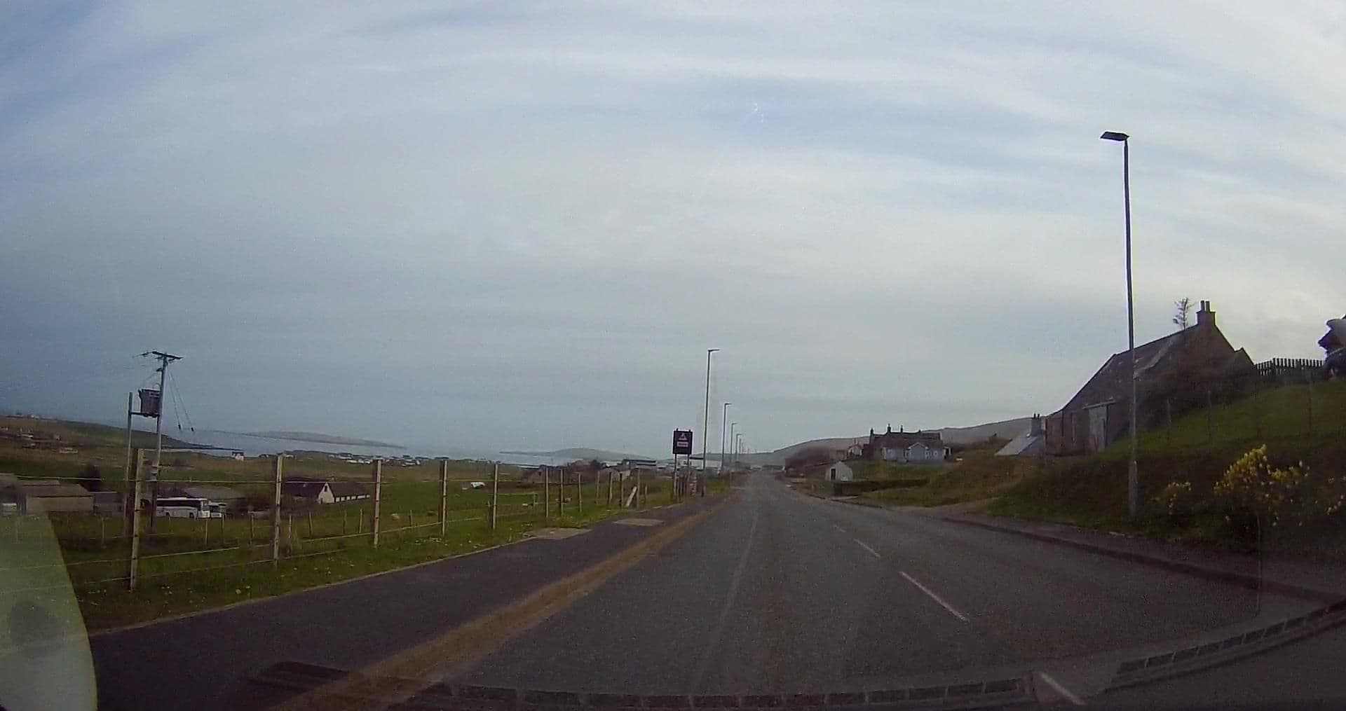 Street view near Nortower Lodges, Sandwick — © tallguy (CC BY-SA · Mapillary)