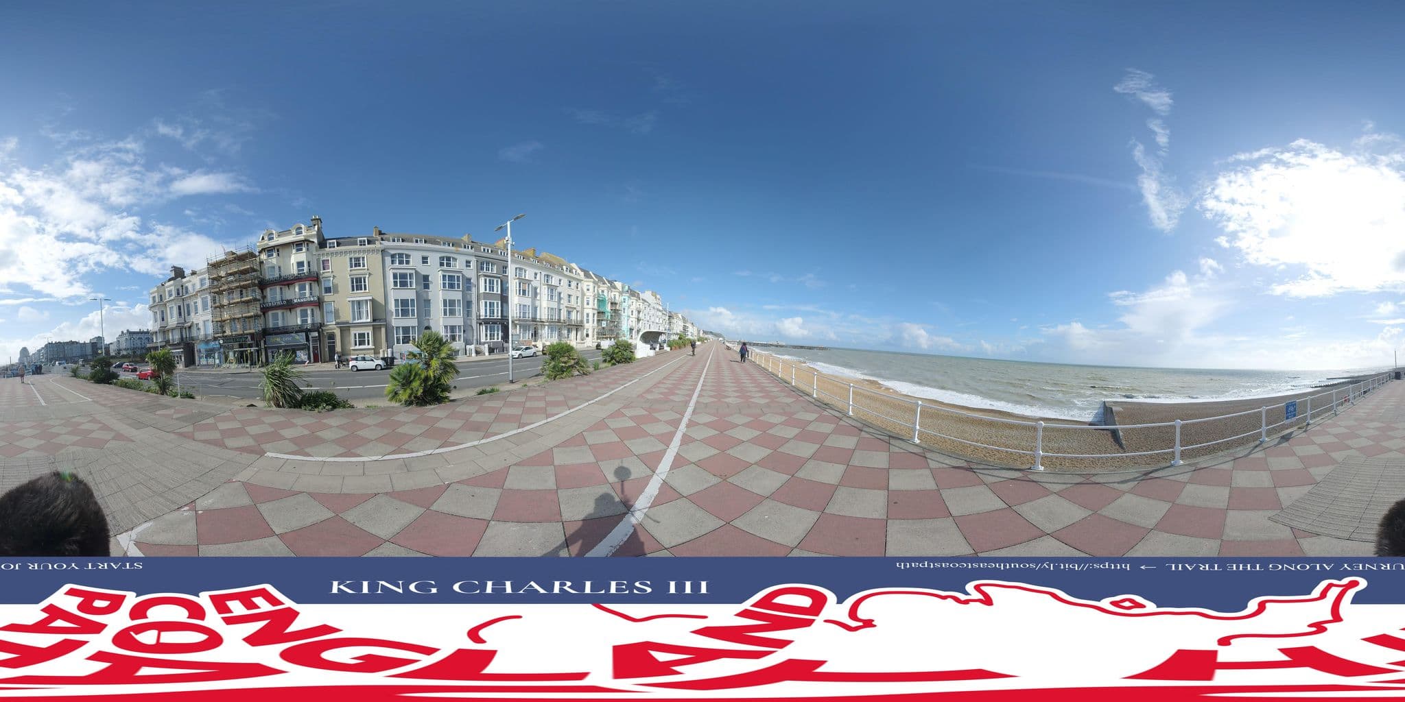 Street view near Zanzibar International Hotel, Hastings — © EnglandCoastPath (CC BY-SA · Mapillary)
