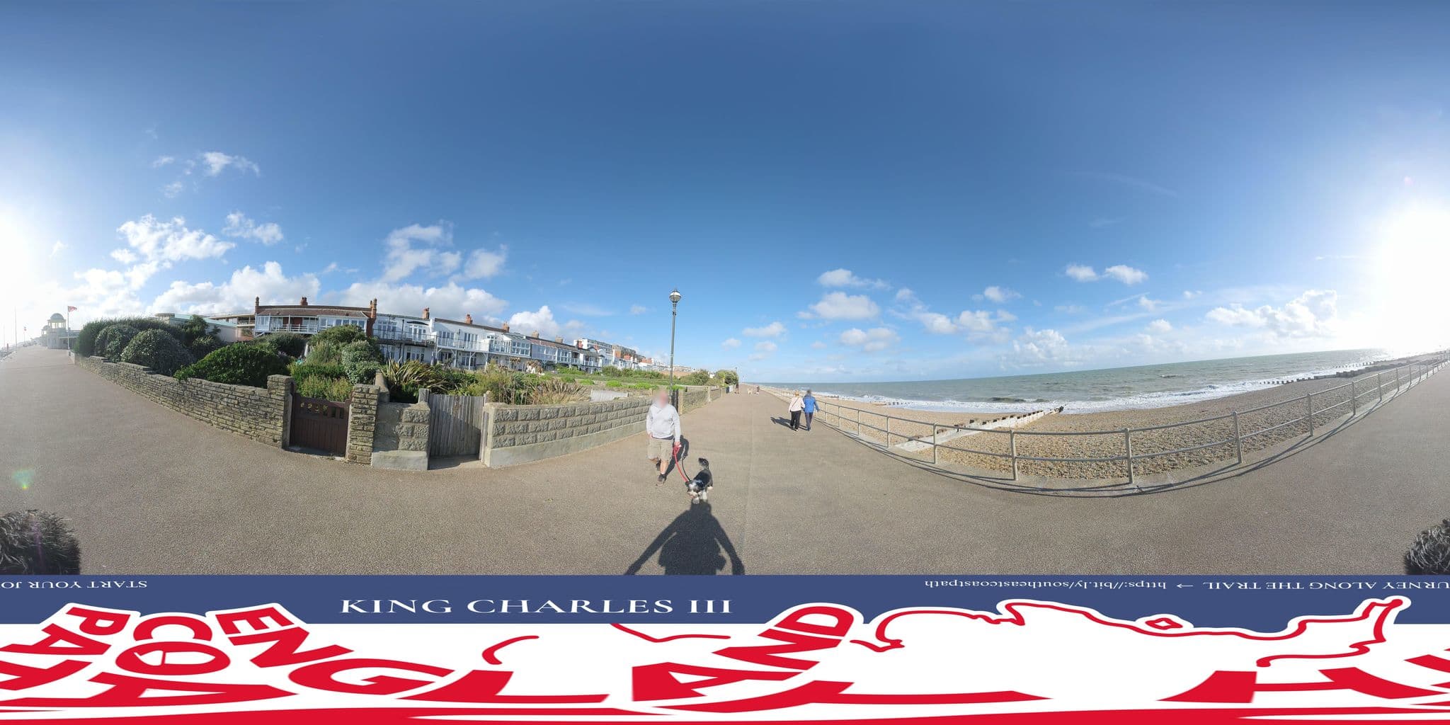 Street view near Bexhill Beach Residence Bed & Breakfast, Bexhill-on-Sea — © EnglandCoastPath (CC BY-SA · Mapillary)