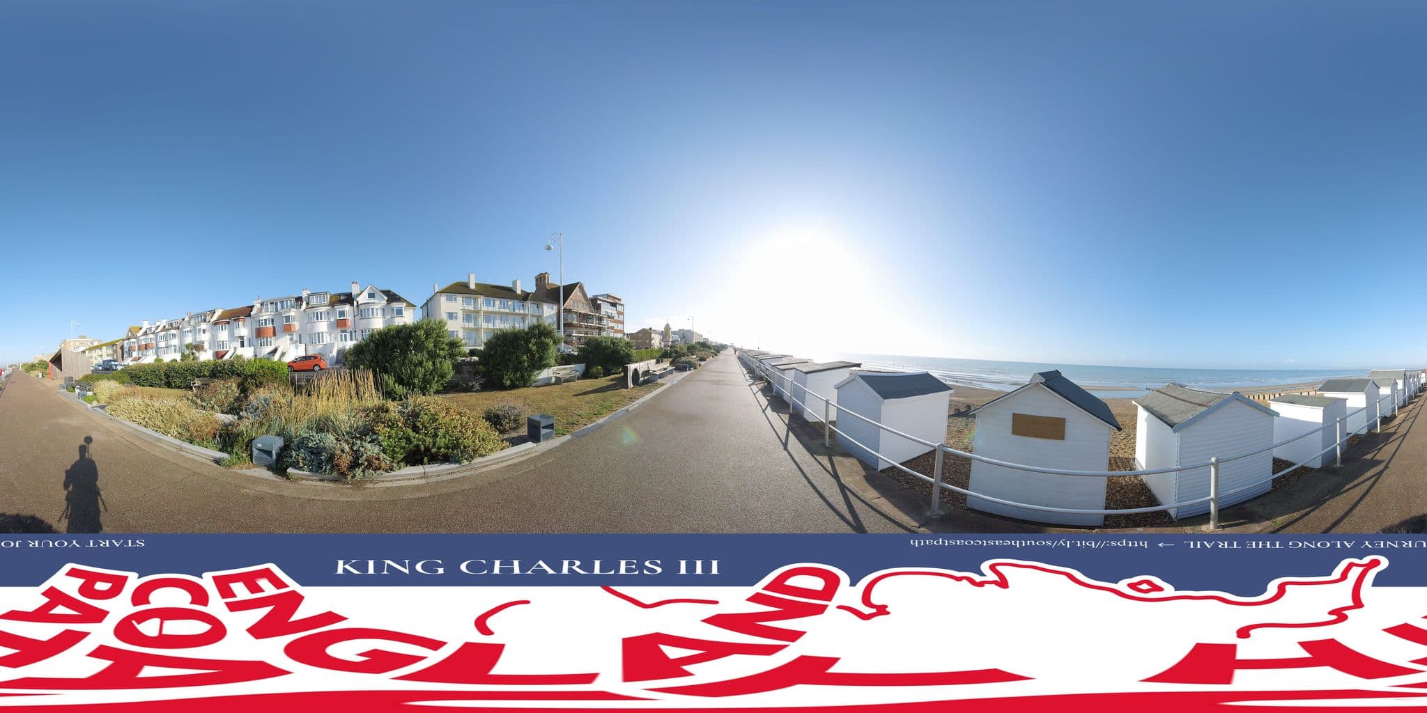 Street view near Miraleisure, Bexhill-on-Sea — © EnglandCoastPath (CC BY-SA · Mapillary)