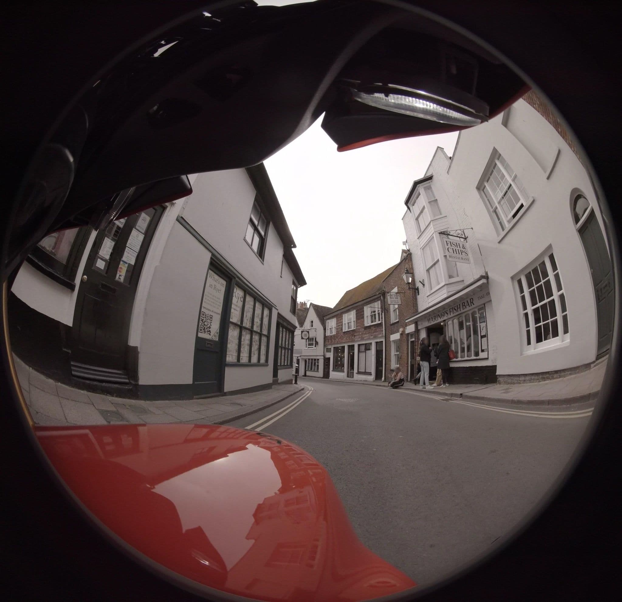 Street view near Simmons of Rye, Rye — © wasd42 (CC BY-SA · Mapillary)
