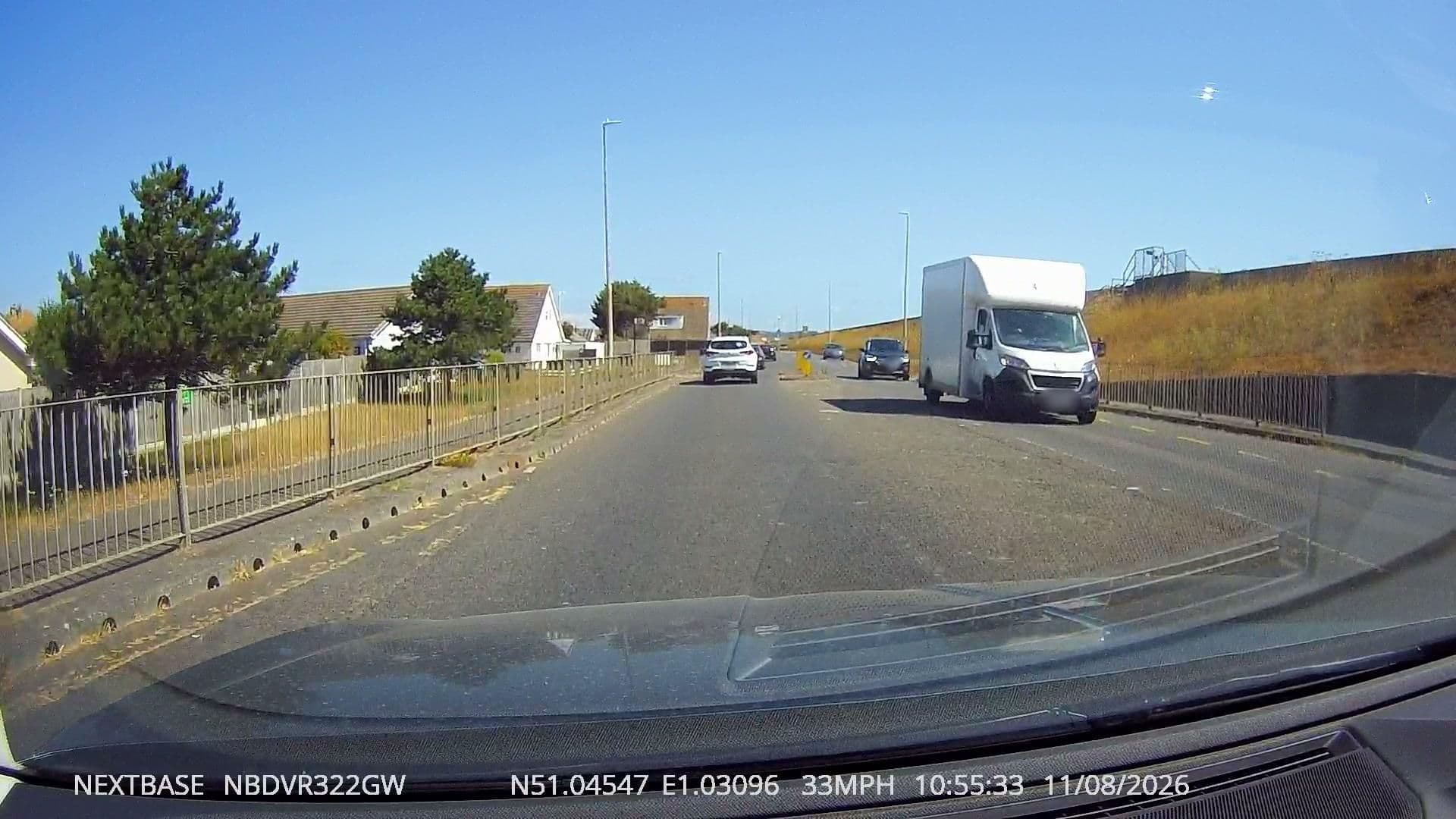 Street view near New Beach Touring Park, Dymchurch — © tallguy (CC BY-SA · Mapillary)