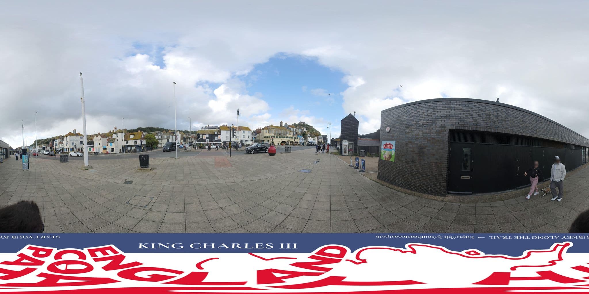 Street view near The Cavalier House B&B, Hastings — © EnglandCoastPath (CC BY-SA · Mapillary)