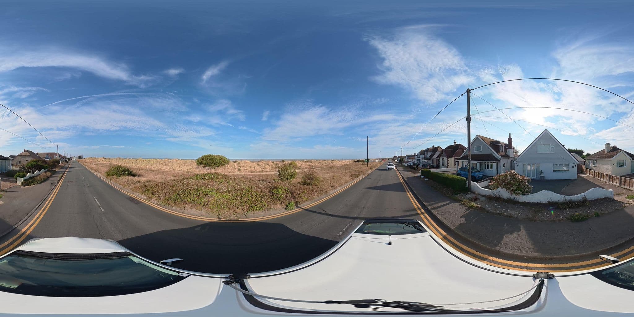 Street view near Romney Sands Holiday Park, New Romney — © osmplus_org (CC BY-SA · Mapillary)