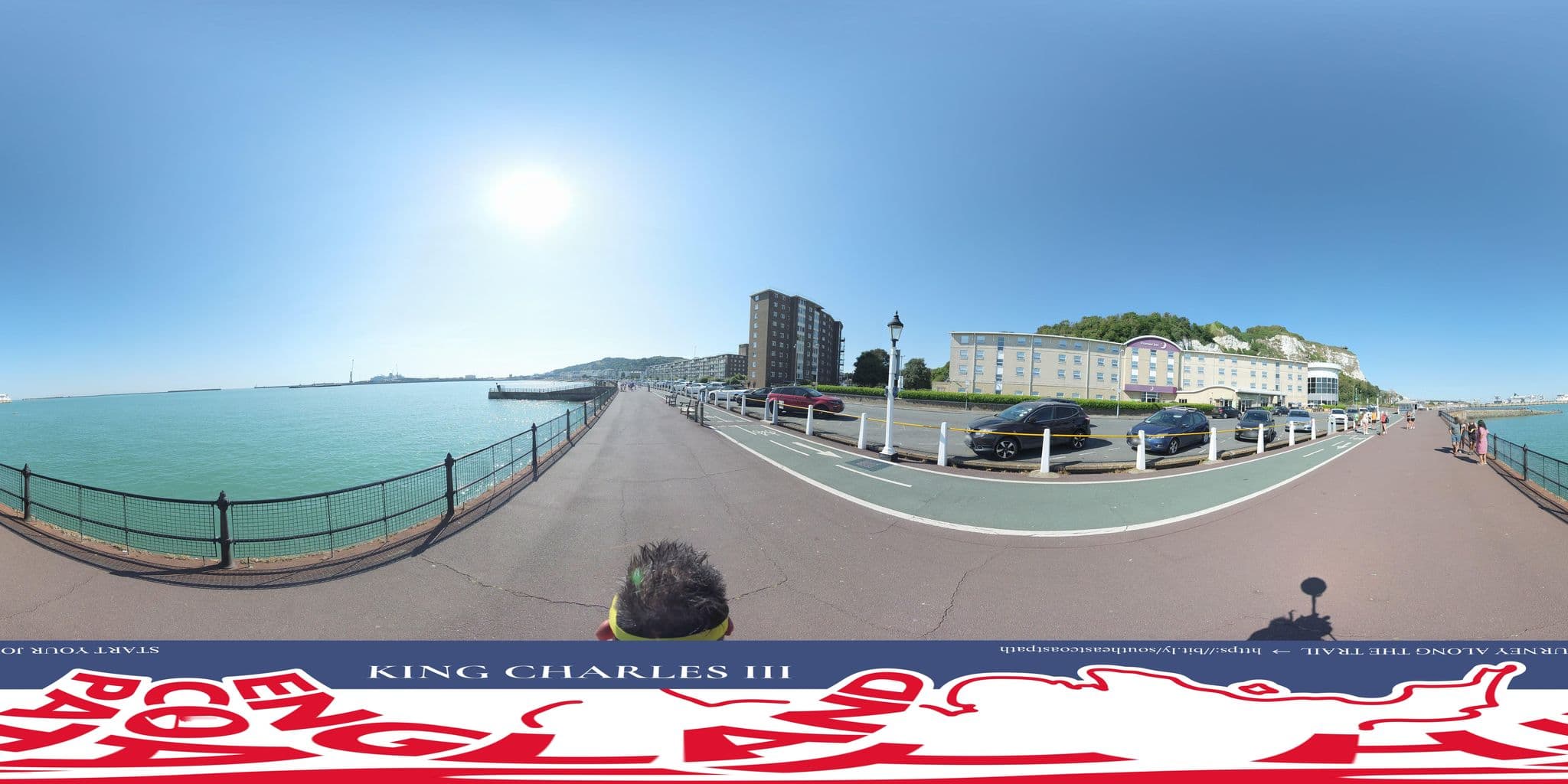 Street view near Dover Marina Hotel, Dover — © EnglandCoastPath (CC BY-SA · Mapillary)
