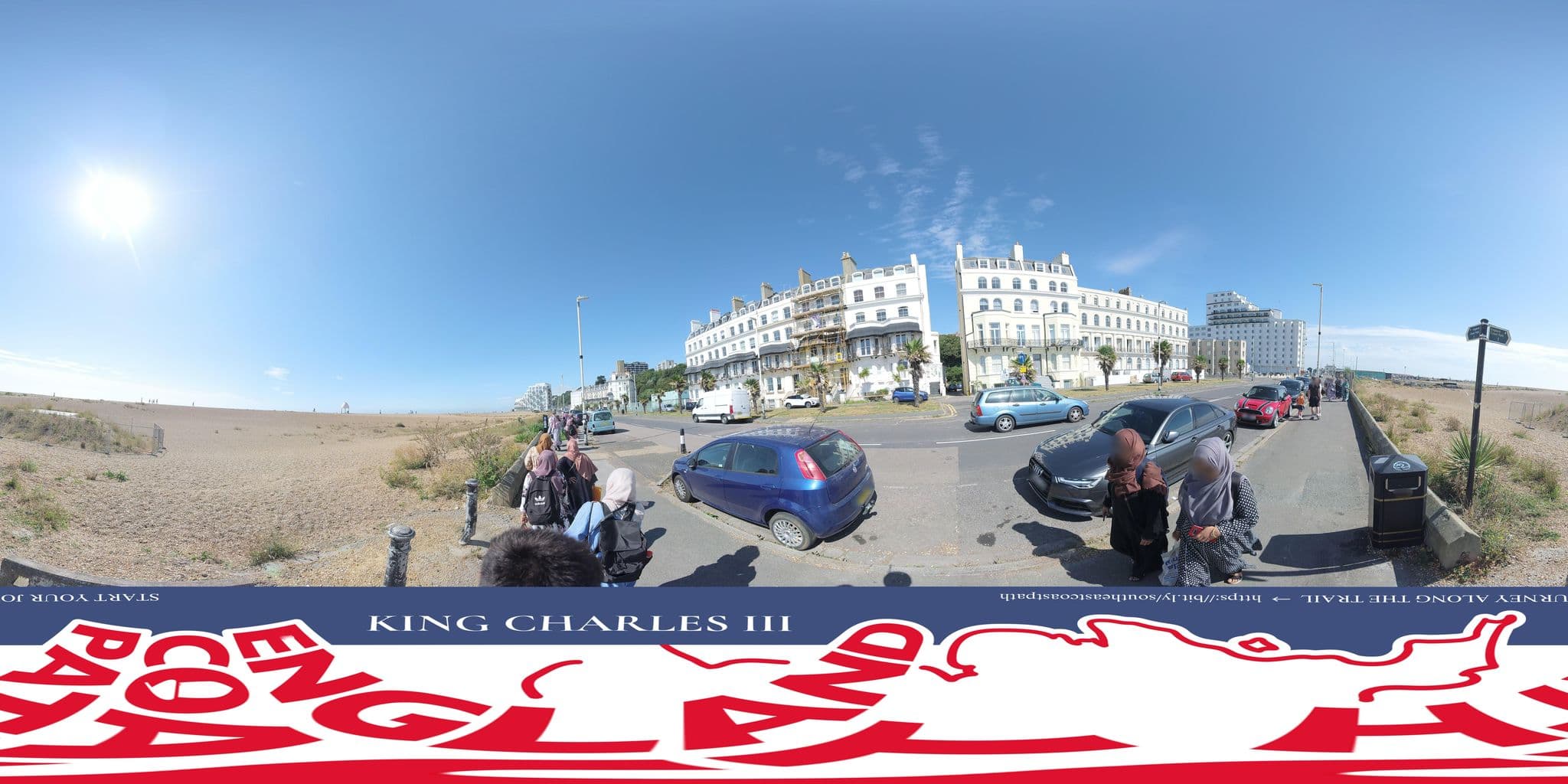 Street view near Chilton House Hotel, Folkestone — © EnglandCoastPath (CC BY-SA · Mapillary)