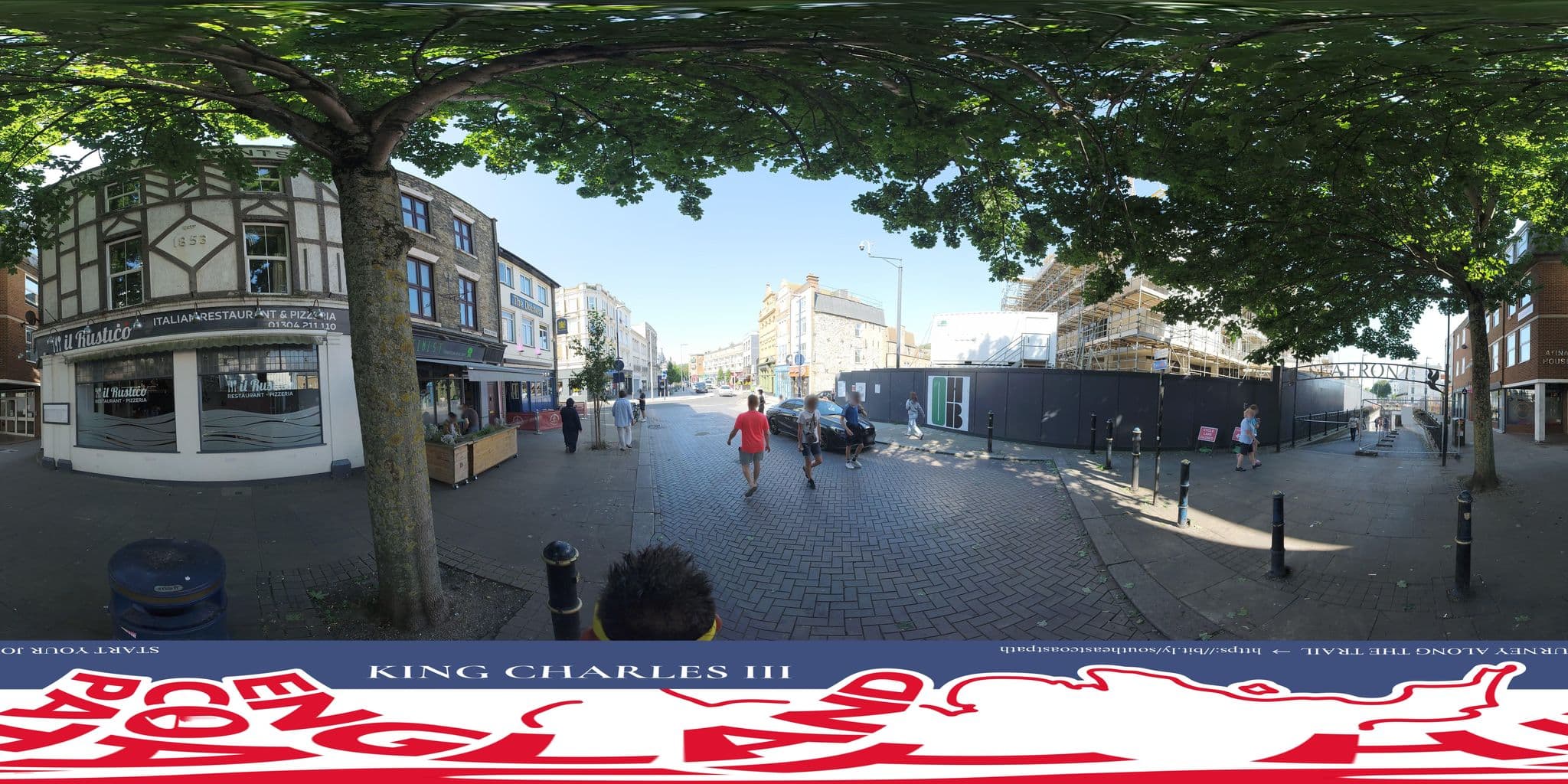 Street view near The Regency Guest House, Dover — © EnglandCoastPath (CC BY-SA · Mapillary)