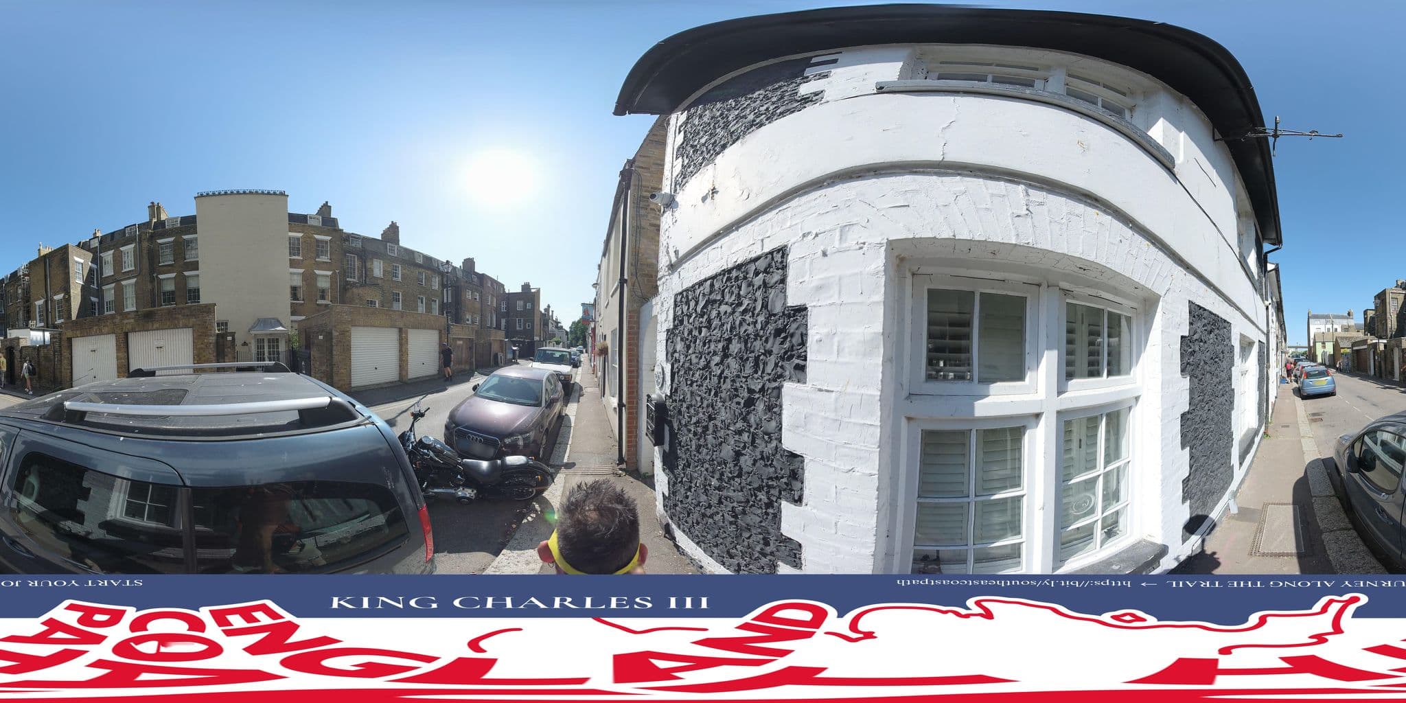 Street view near Journeys Dover Hostel, Dover — © EnglandCoastPath (CC BY-SA · Mapillary)