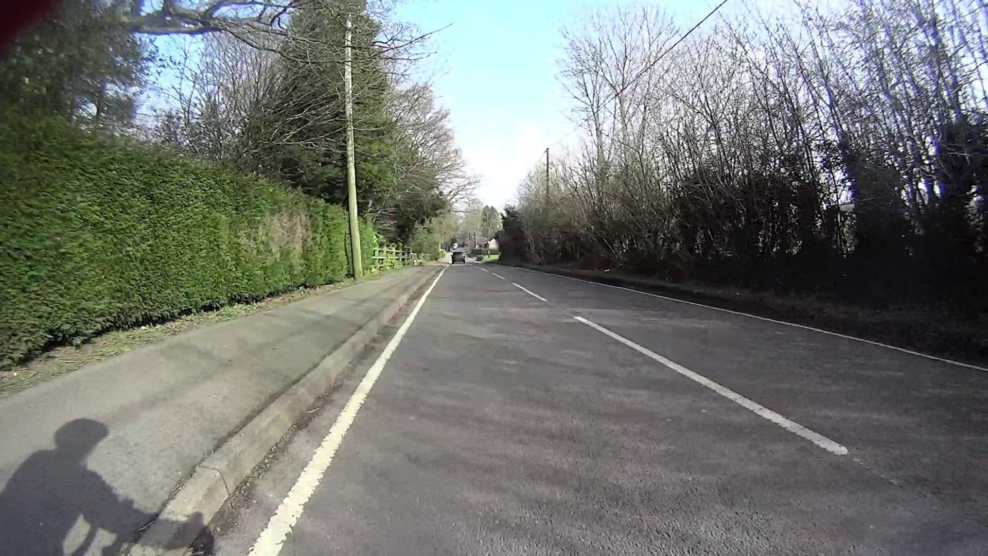 Street view near Boxhill Village Hall, Dorking — © daveemtb (CC BY-SA · Mapillary)