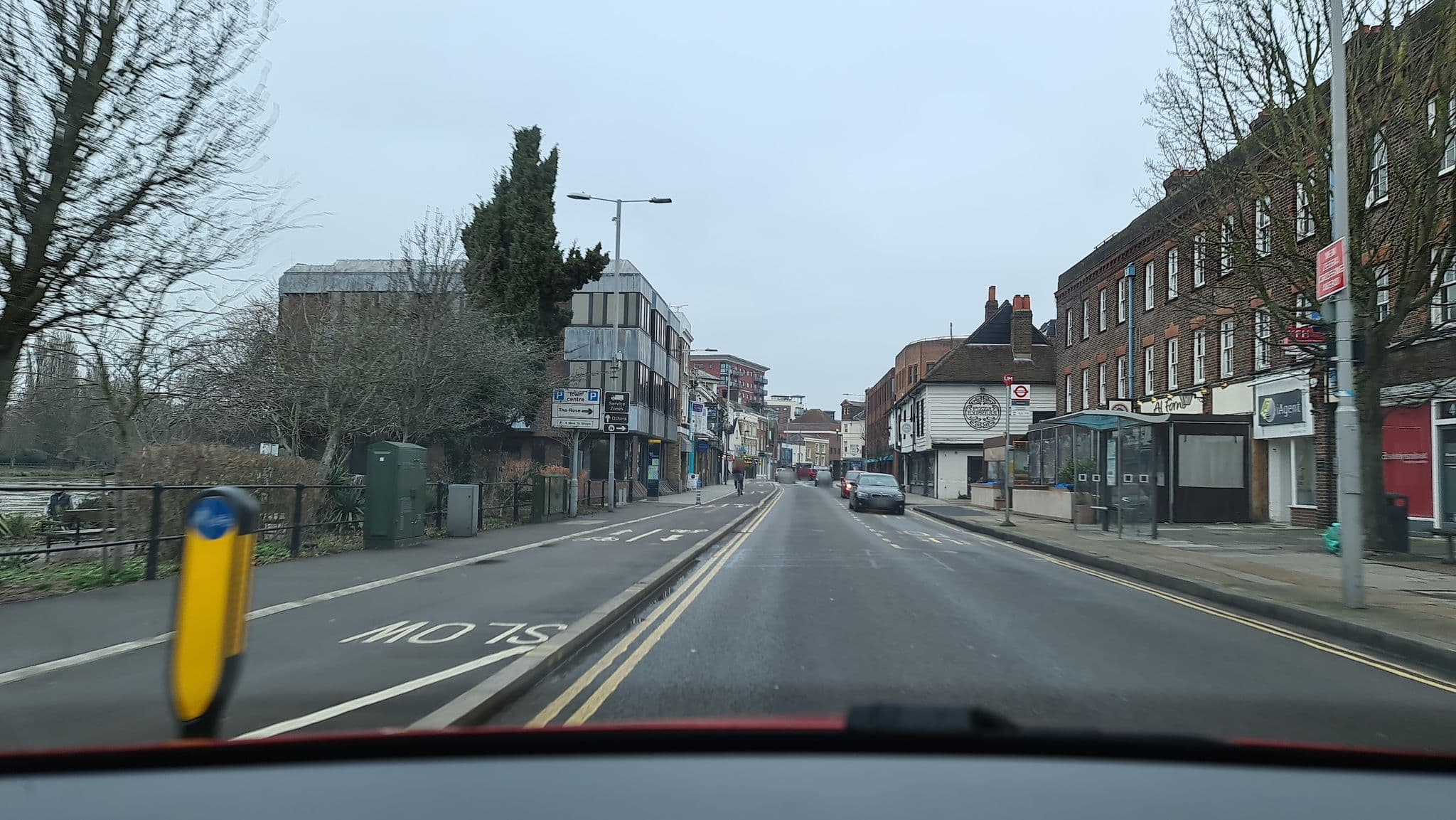 Street view near Compass Financial Benefits, Kingston upon Thames — © alexanderar (CC BY-SA · Mapillary)