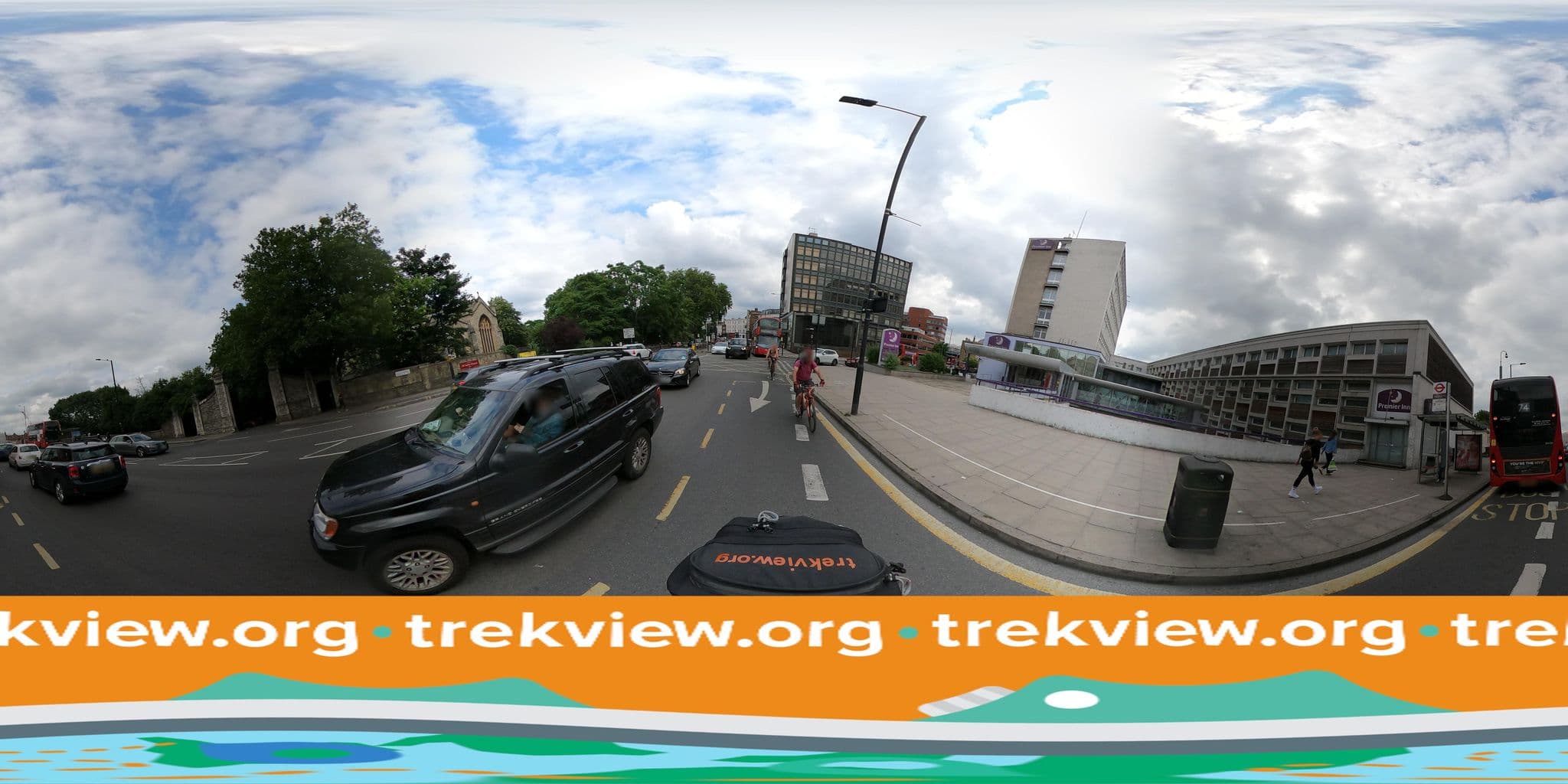 Street view near Premier Inn London Putney Bridge, Putney — © trekviewed (CC BY-SA · Mapillary)