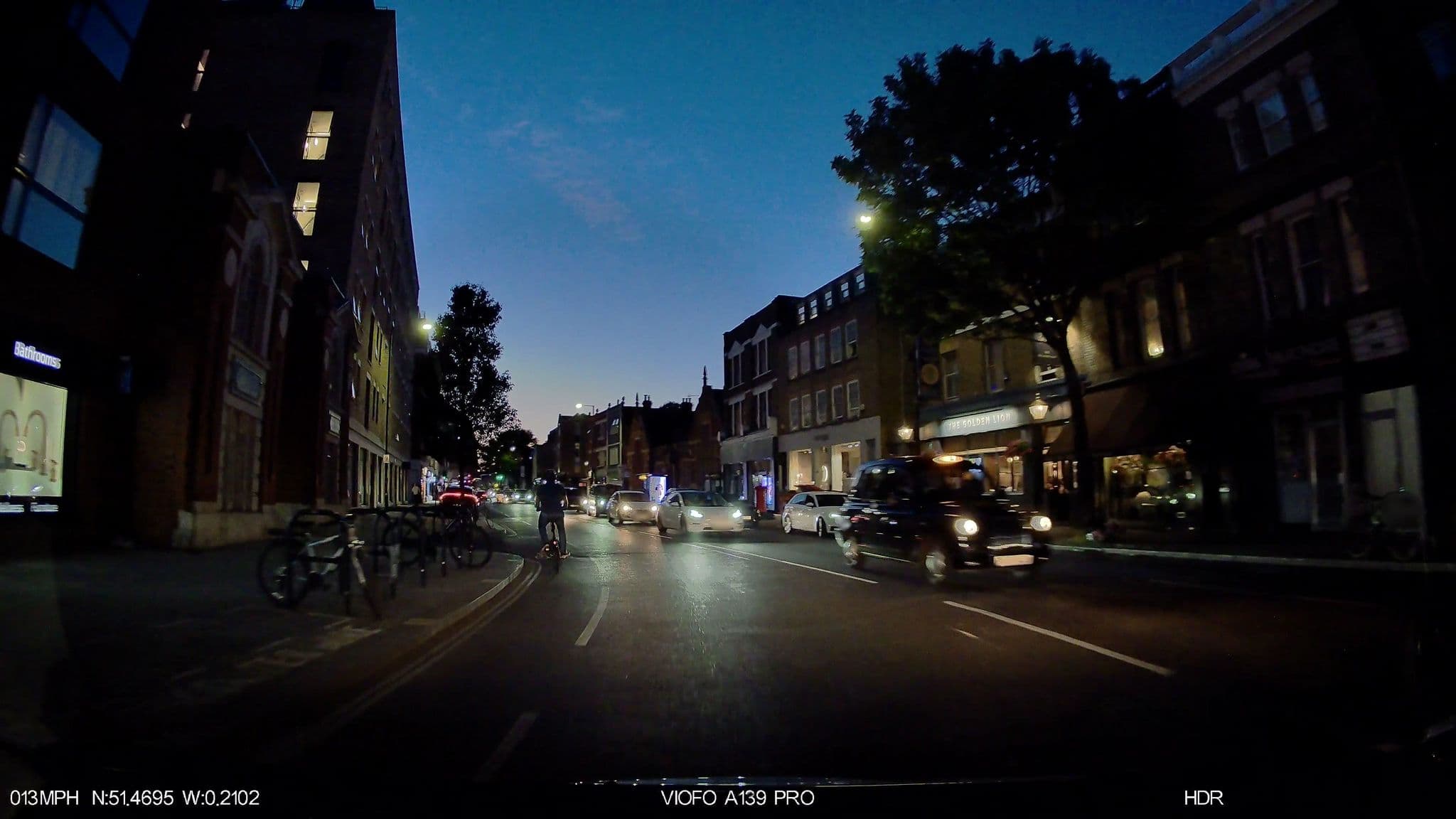 Street view near Grecian Sands Hotel, Putney — © IpswichEdits (CC BY-SA · Mapillary)