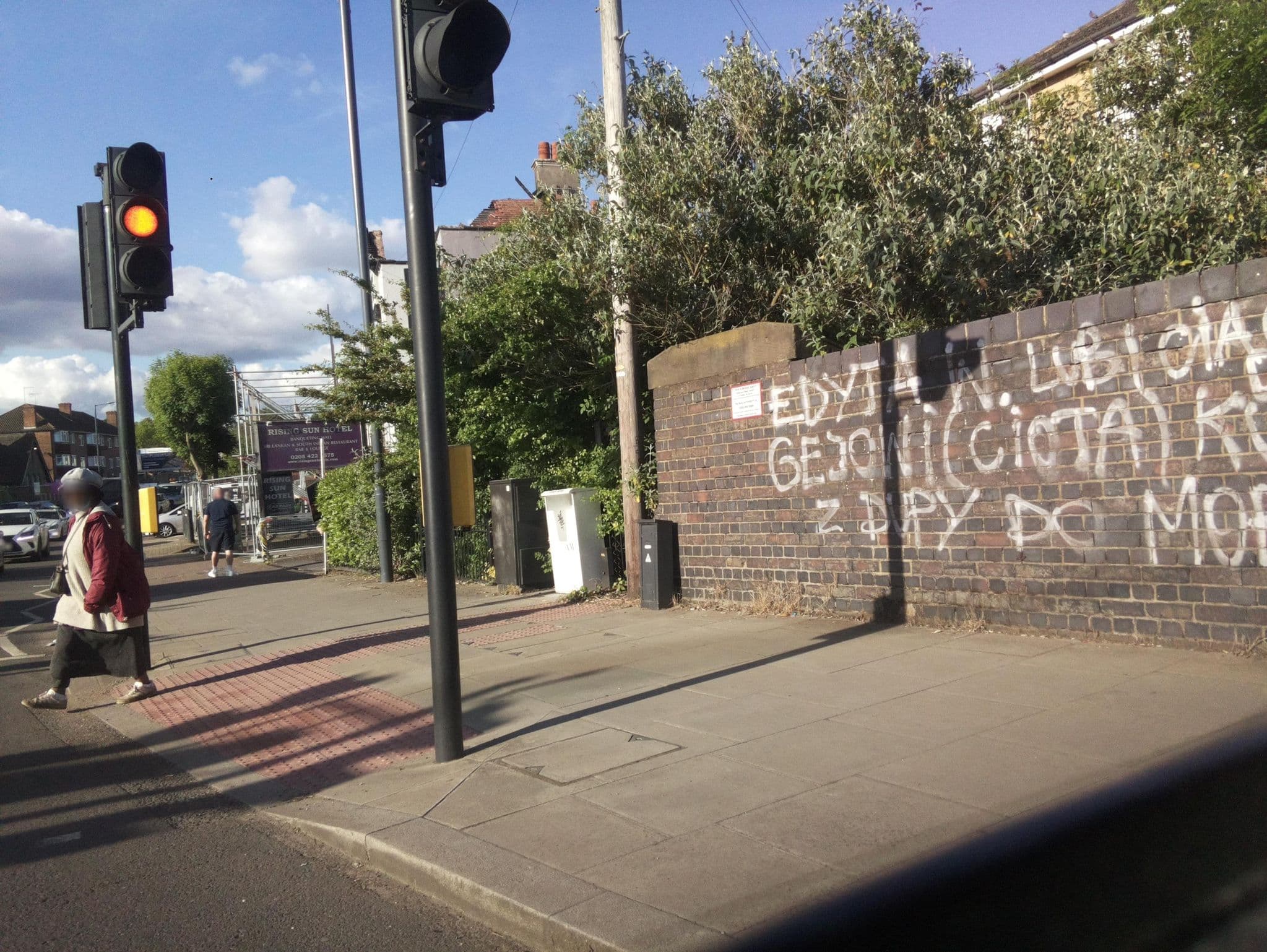 Street view near Rising Sun Hotel London, Harrow on the Hill — © southglos (CC BY-SA · Mapillary)