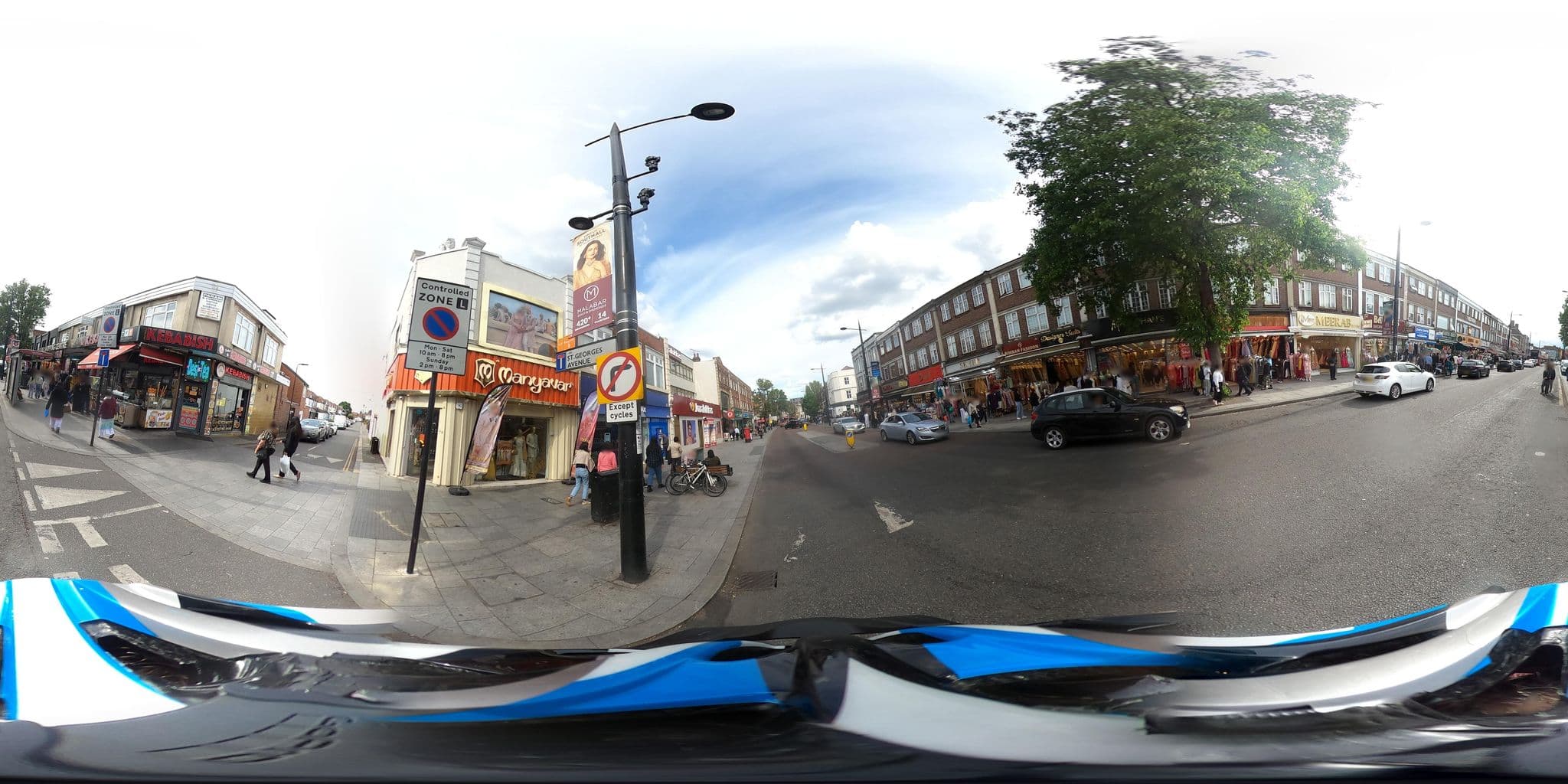 Street view near Essex Inn Hotel, Southall — © milhouse (CC BY-SA · Mapillary)