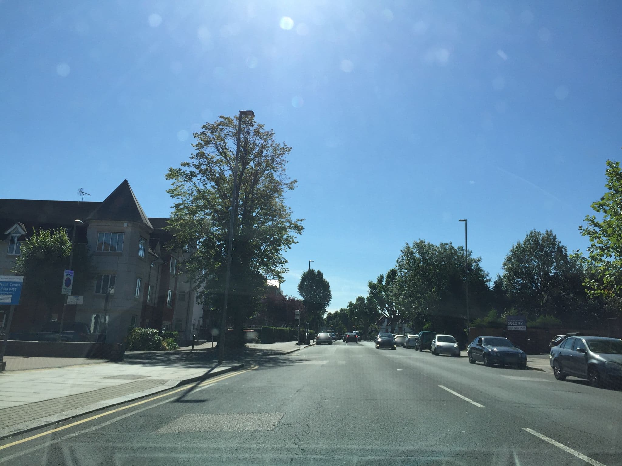 Street view near CG Hotel, Golders Green — © tcoppel (CC BY-SA · Mapillary)