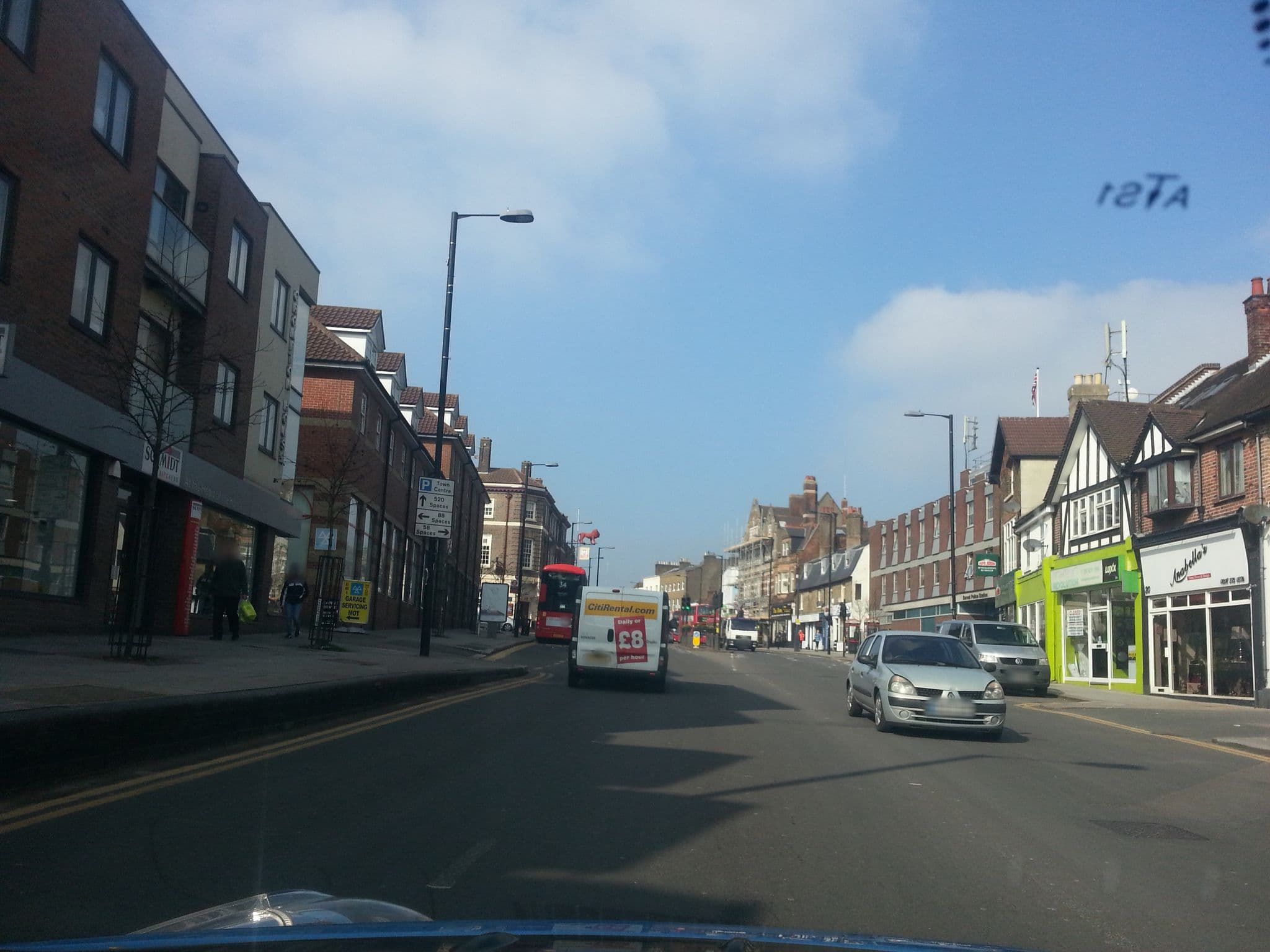 Street view near Crompton House Apartments, Barnet — © zymurgic (CC BY-SA · Mapillary)