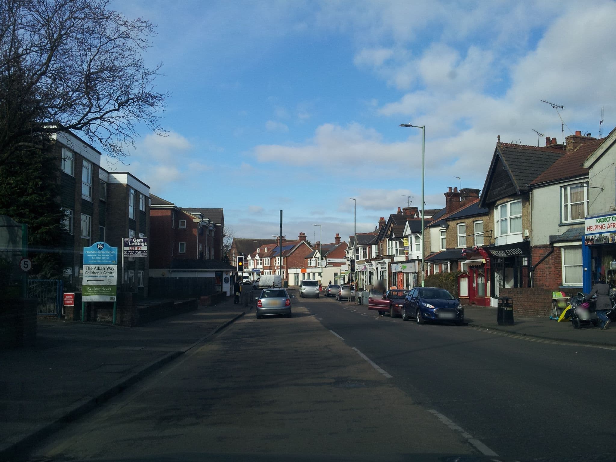 Street view near Hotel Options, Fleetville — © adam2 (CC BY-SA · Mapillary)