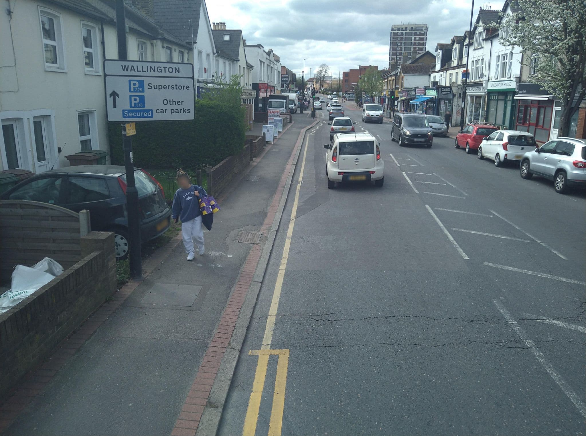 Street view near The Carlton Hotel Eastbourne, Wallington — © siriusmart (CC BY-SA · Mapillary)