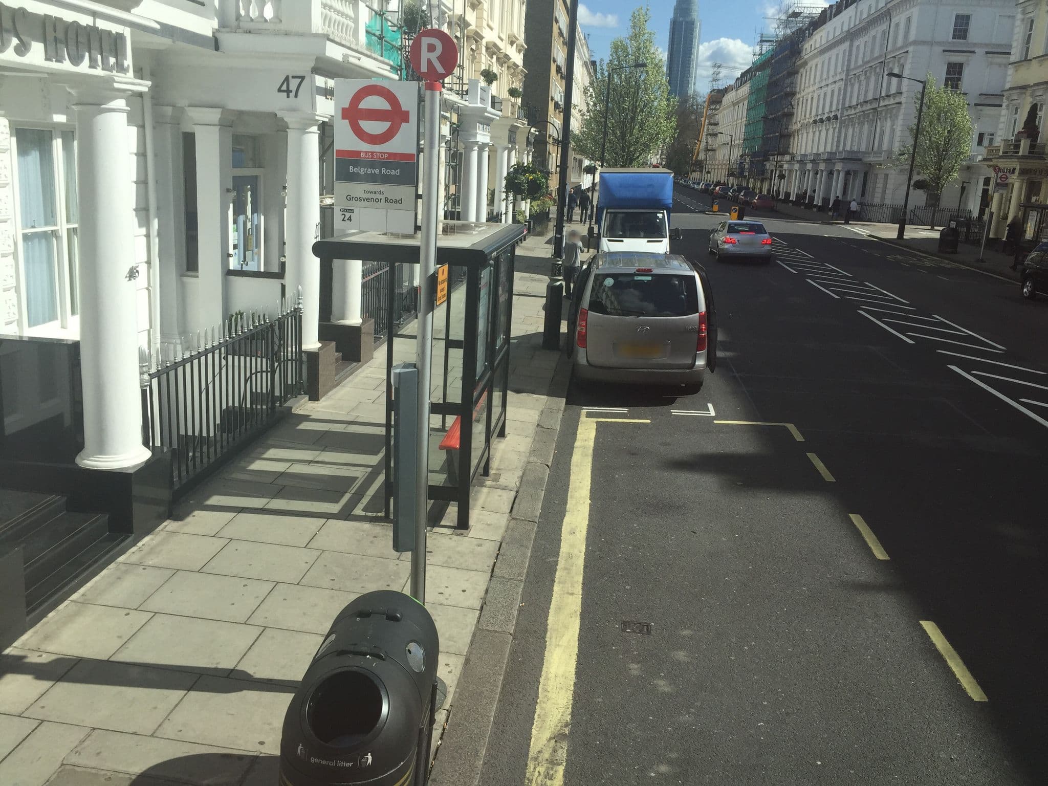 Street view near The Rama Hotel, Pimlico — © tommorris (CC BY-SA · Mapillary)