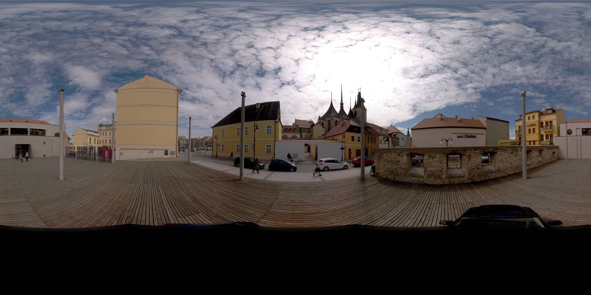 Street view near U Radnice, Louny — © jeffreymartin (CC BY-SA · Mapillary)