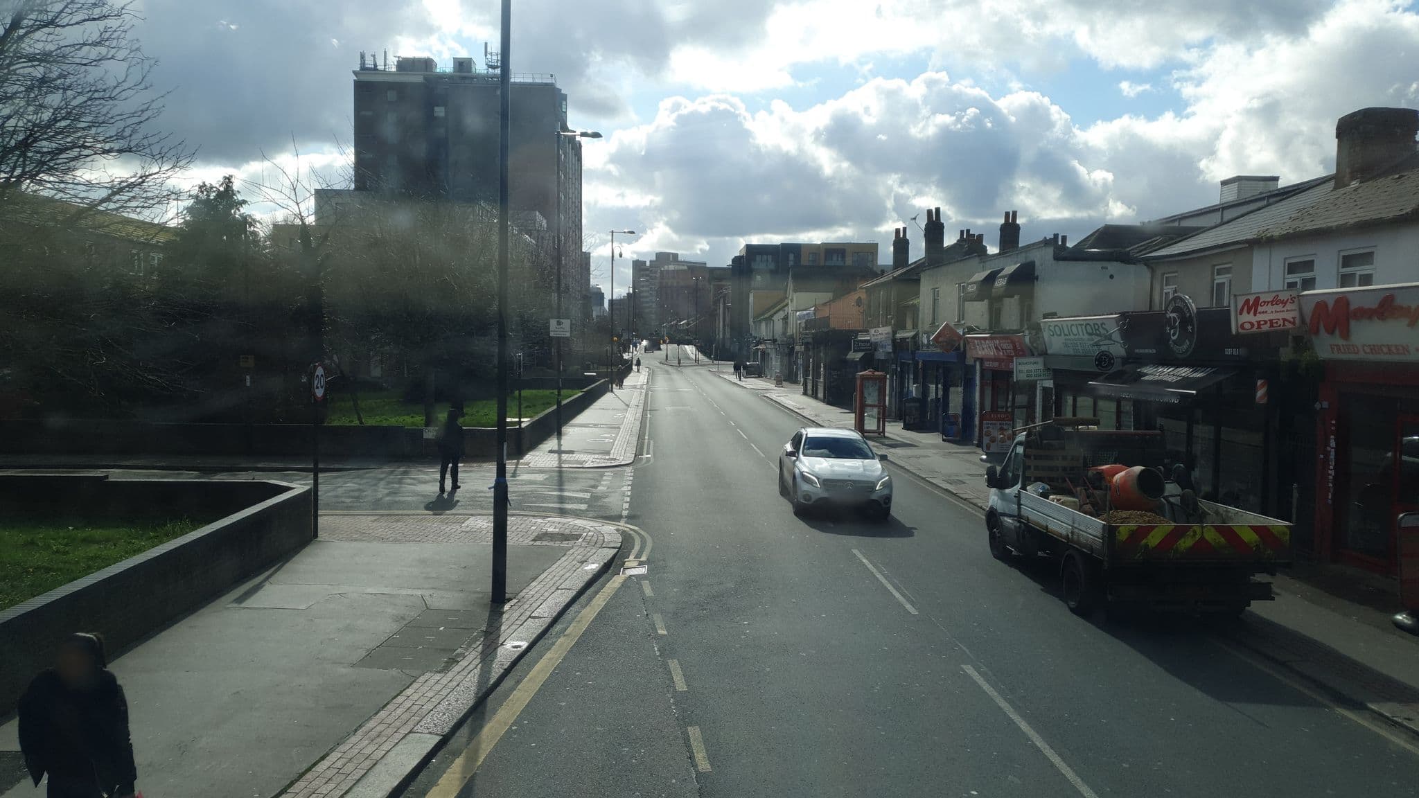 Street view near Zoe’s Peace House, Croydon — © 6643539 (CC BY-SA · Mapillary)