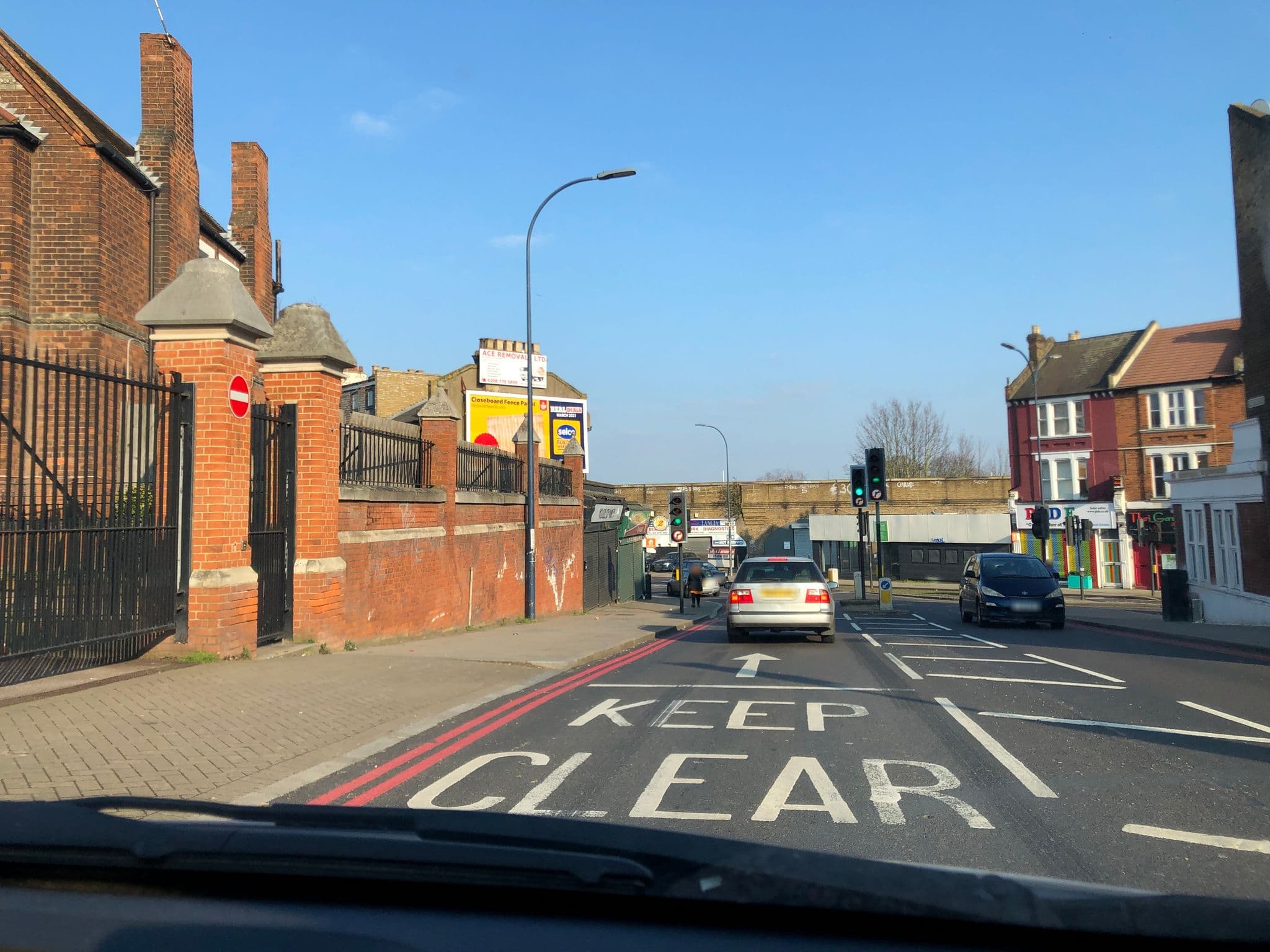 Street view near Silk Street Hotels, Catford — © jjhaslanded (CC BY-SA · Mapillary)