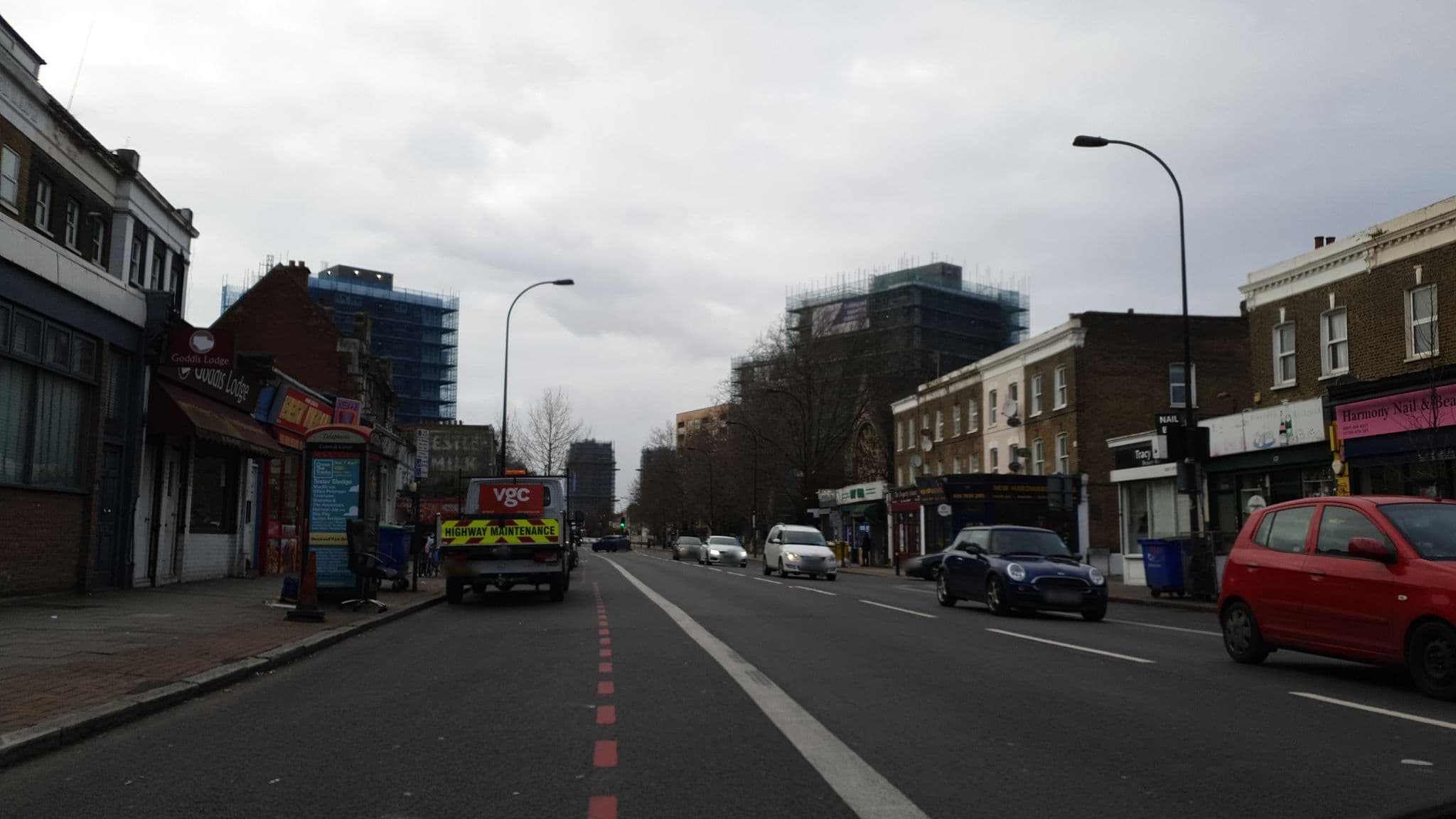 Street view near goddis, New Cross — © 6643539 (CC BY-SA · Mapillary)