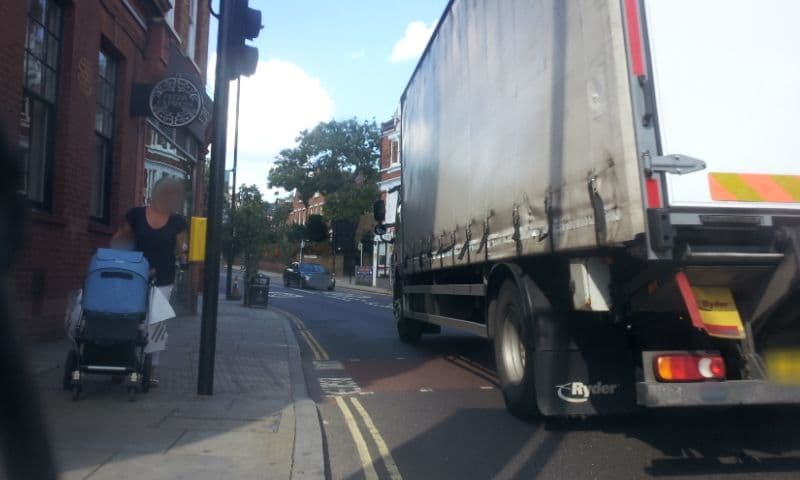 Street view near Half Moon, Brixton — © paulbiv (CC BY-SA · Mapillary)