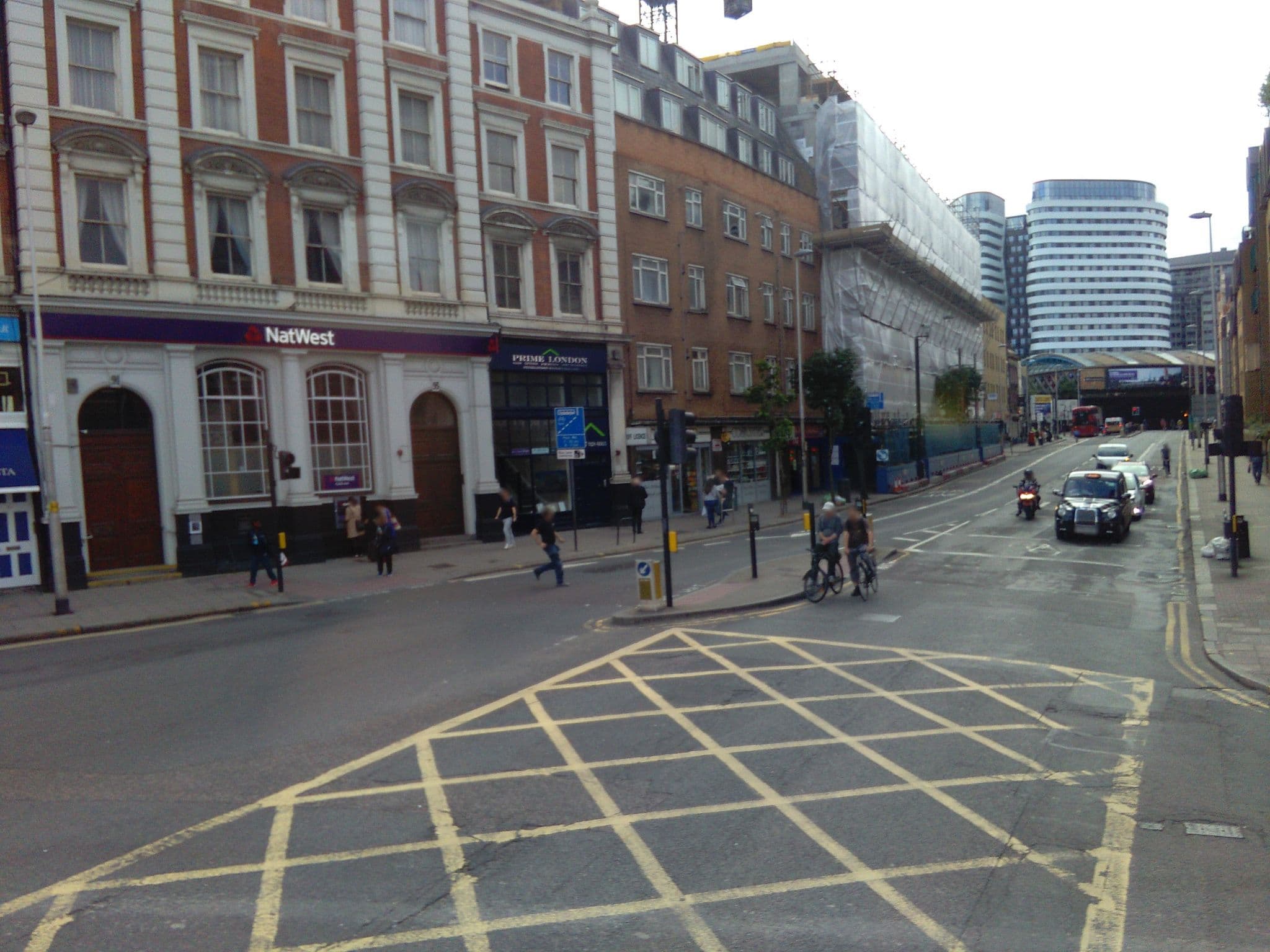 Street view near Point A Hotel Westminster, Lambeth — © ris (CC BY-SA · Mapillary)