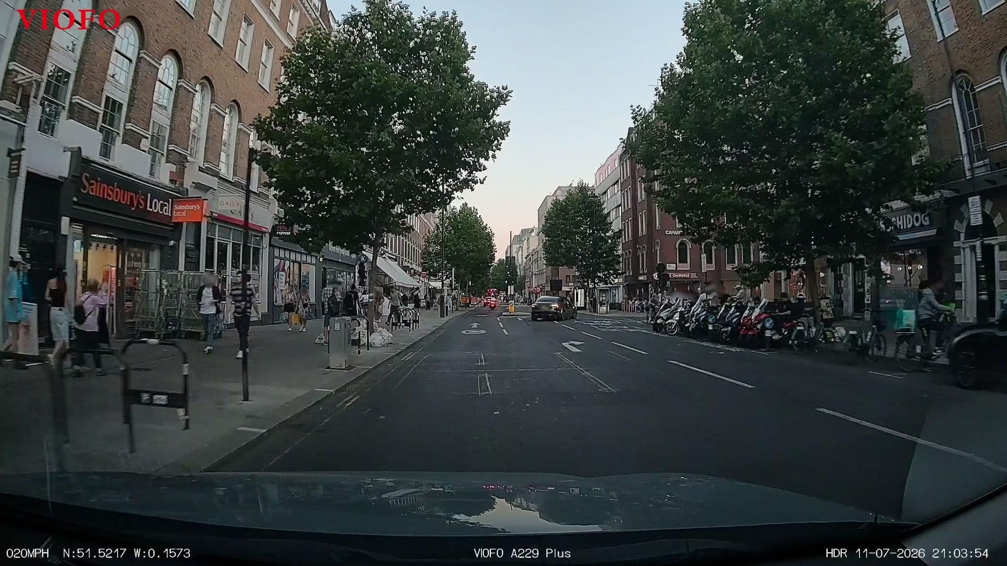 Street view near The Luxury Travel Book, West End of London — © RyanBush (CC BY-SA · Mapillary)