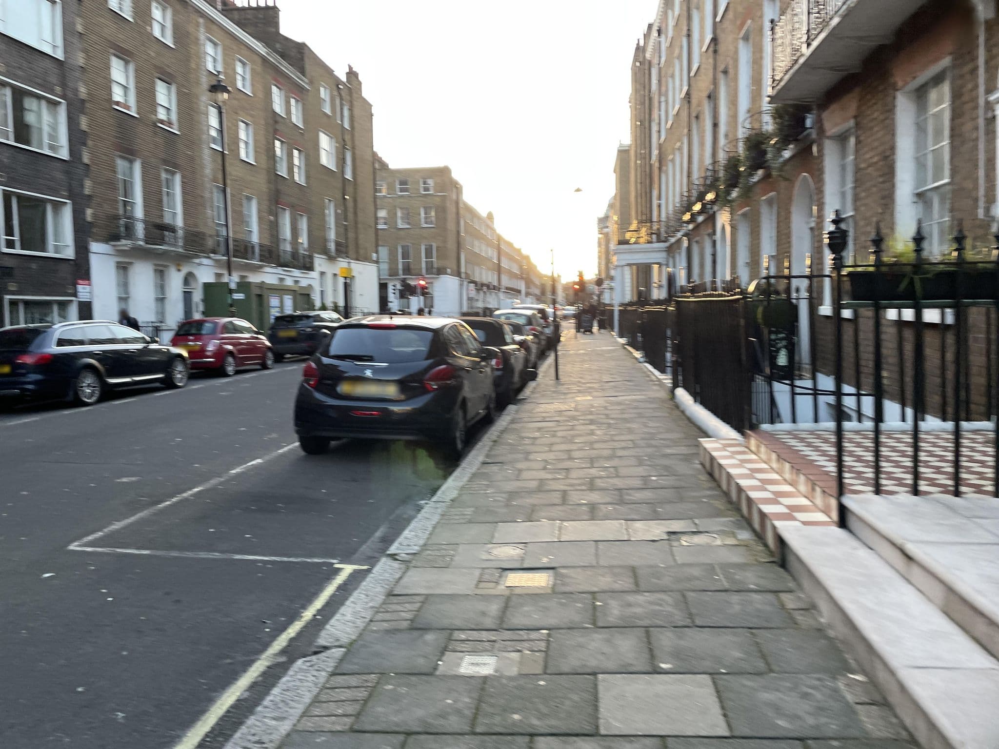 Street view near 22 York st Bed&Breakfast, West End of London — © asturksever (CC BY-SA · Mapillary)