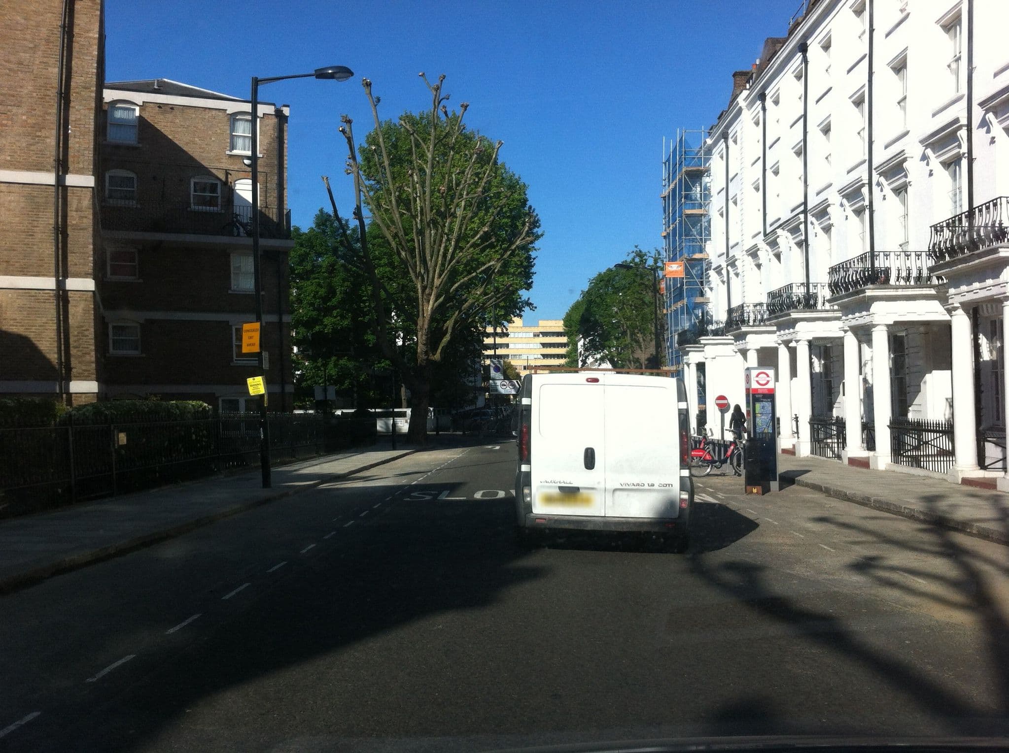 Street view near @Joan's, Lancaster Gate — © domdomegg (CC BY-SA · Mapillary)