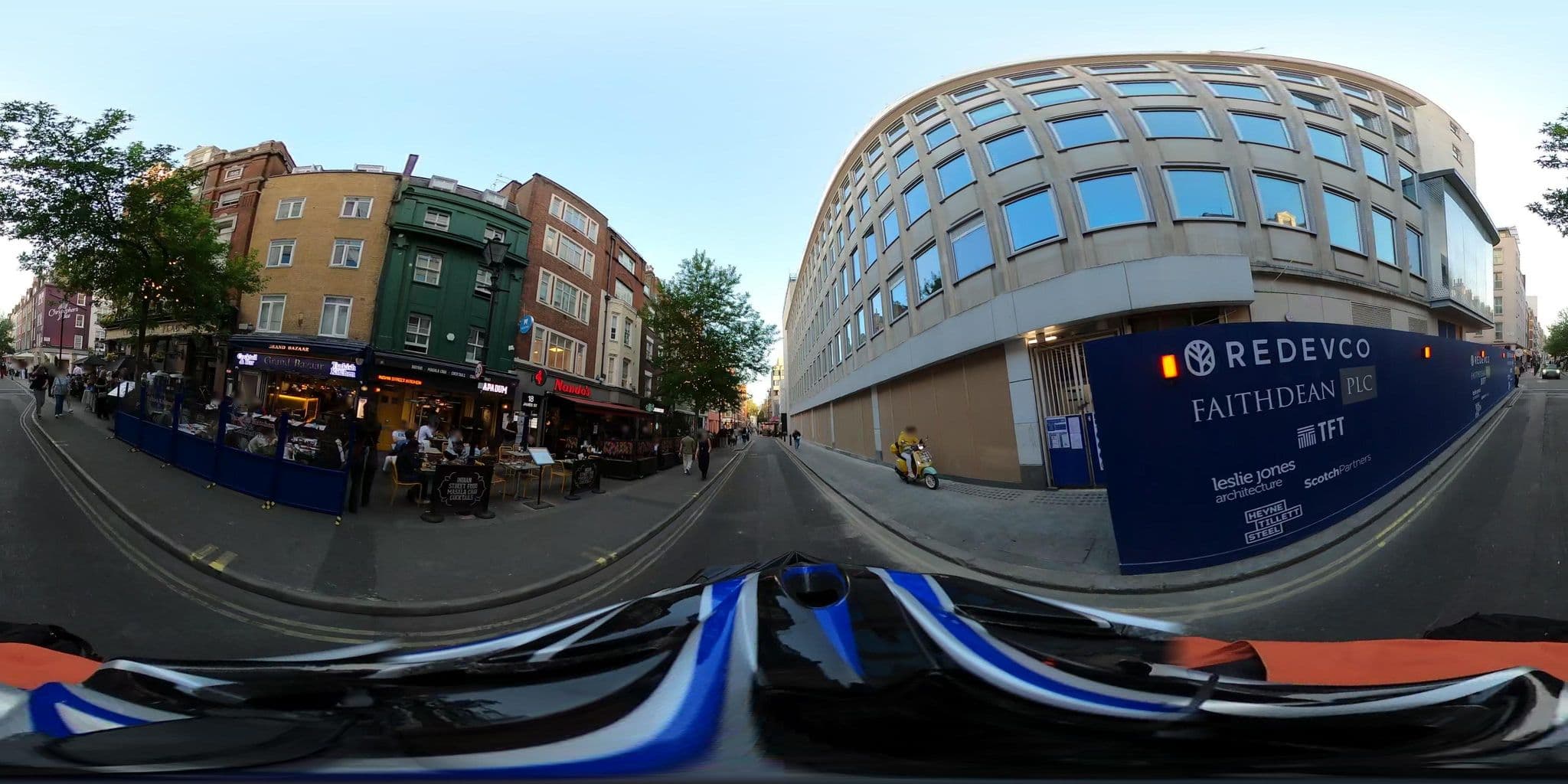 Street view near Berkeley Plaza Hotel London, West End of London — © asturksever (CC BY-SA · Mapillary)