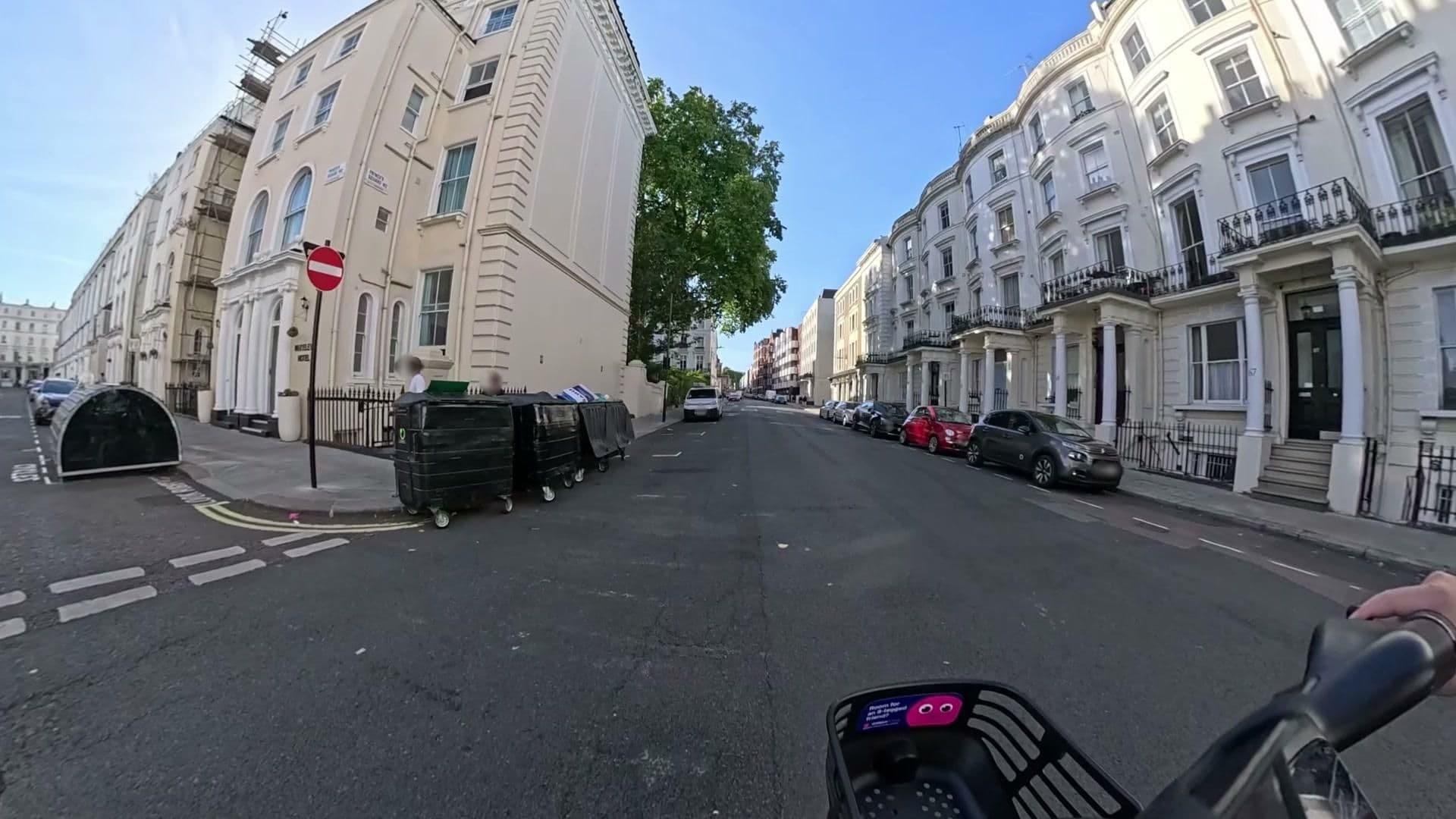Street view near Hostel One Notting Hill, Lancaster Gate — © athuler (CC BY-SA · Mapillary)