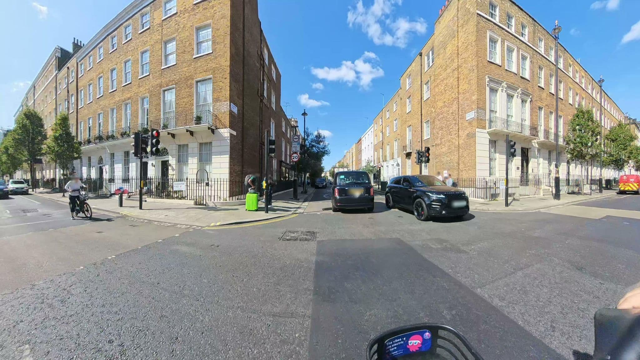 Street view near PML Apartments Gloucester Place, West End of London — © athuler (CC BY-SA · Mapillary)