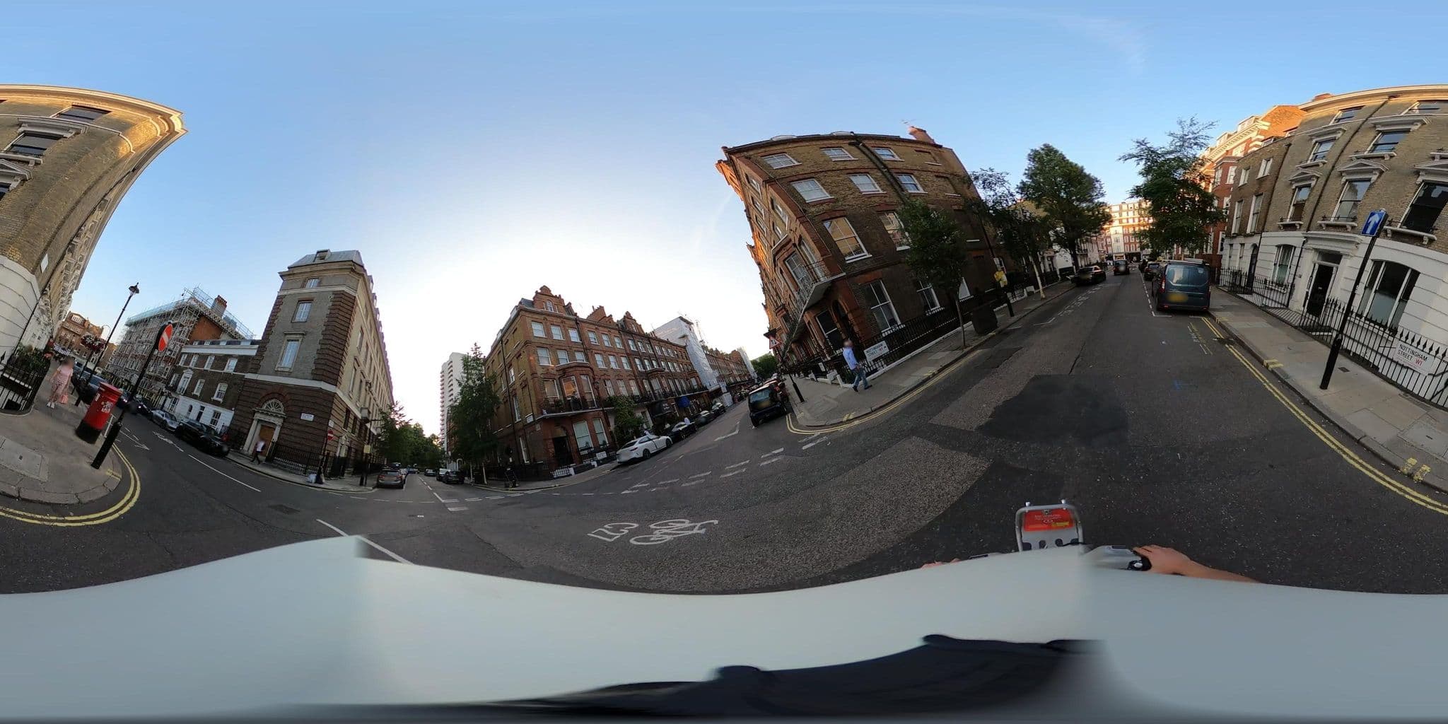 Street view near Marylebone Street London, West End of London — © NatchaponJ (CC BY-SA · Mapillary)