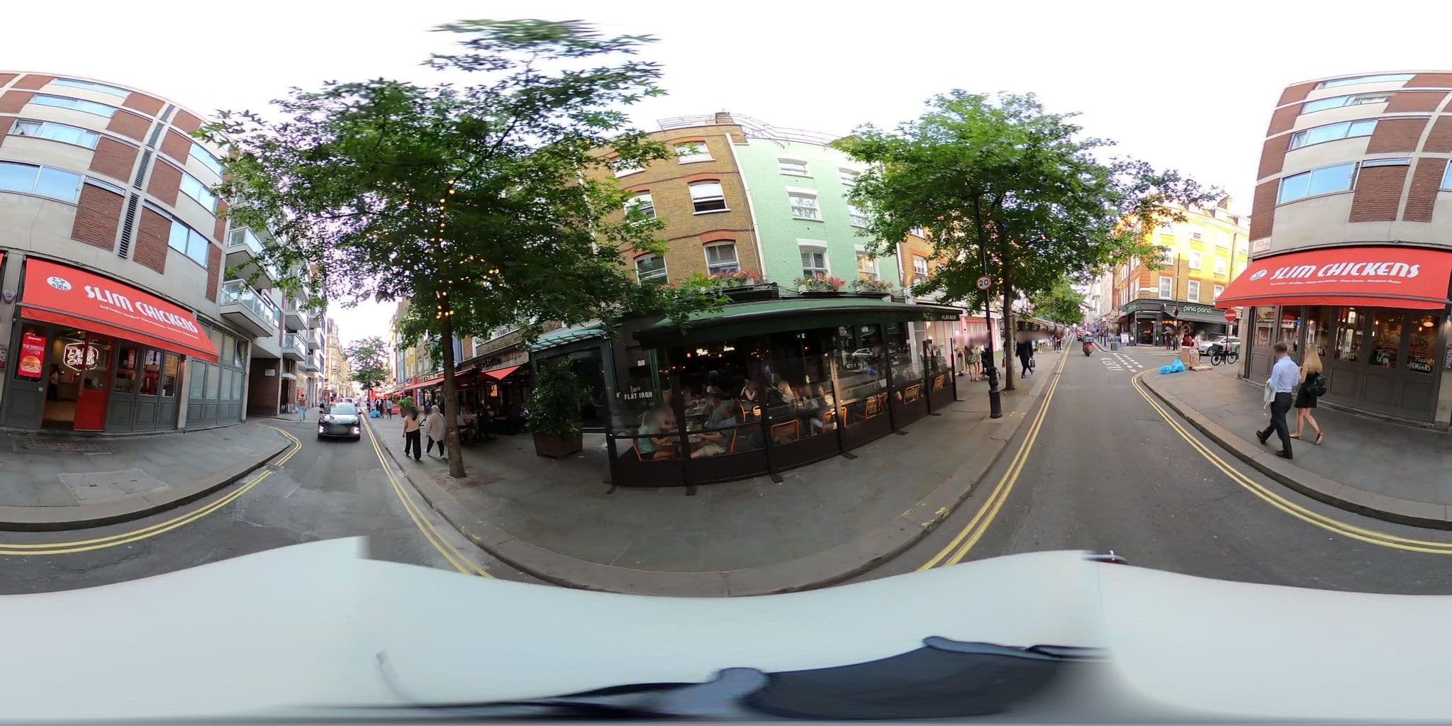 Street view near Huno UK, West End of London — © NatchaponJ (CC BY-SA · Mapillary)