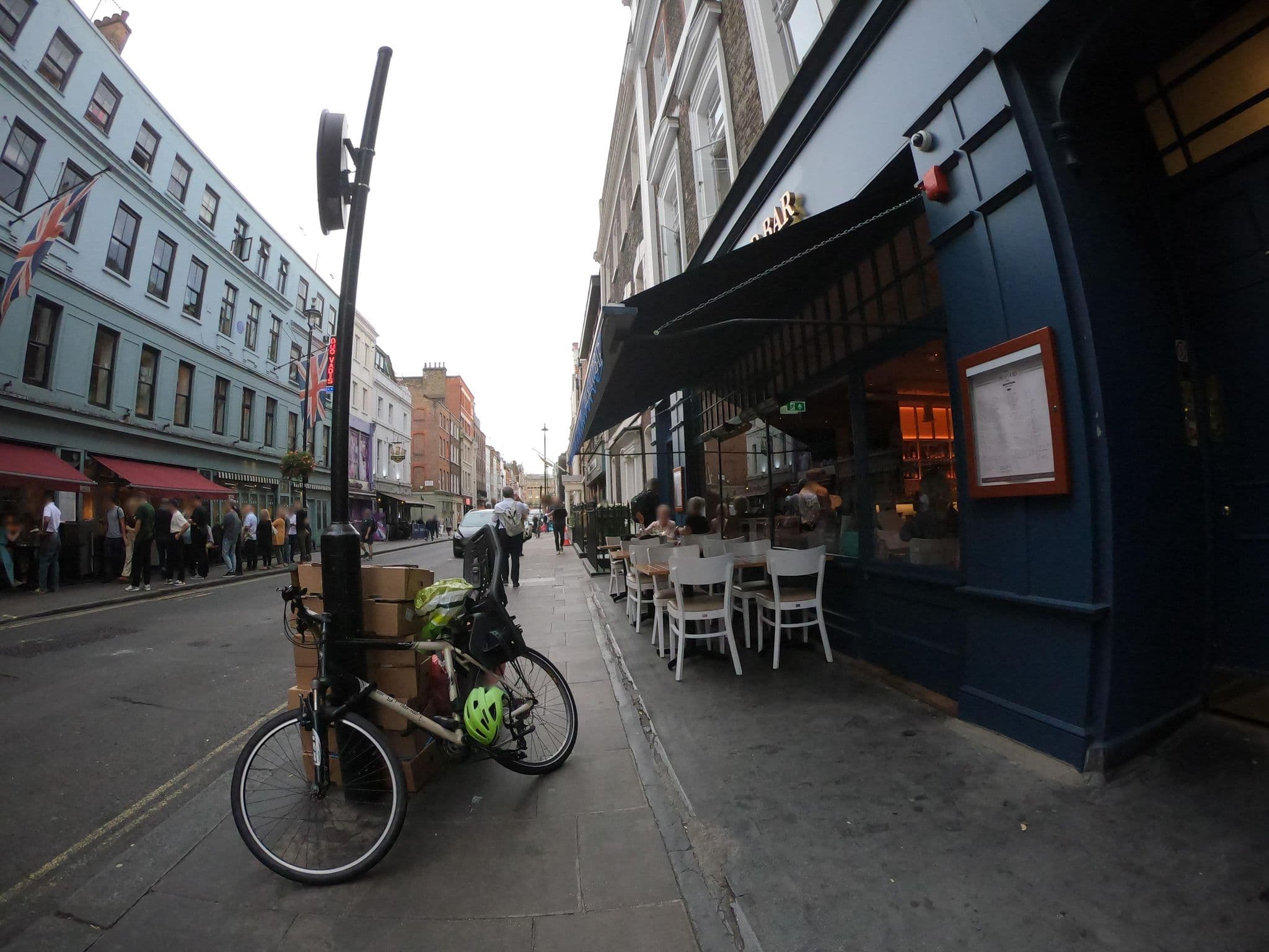 Street view near Leicester Square & China Town Apartments, Soho — © richlv (CC BY-SA · Mapillary)