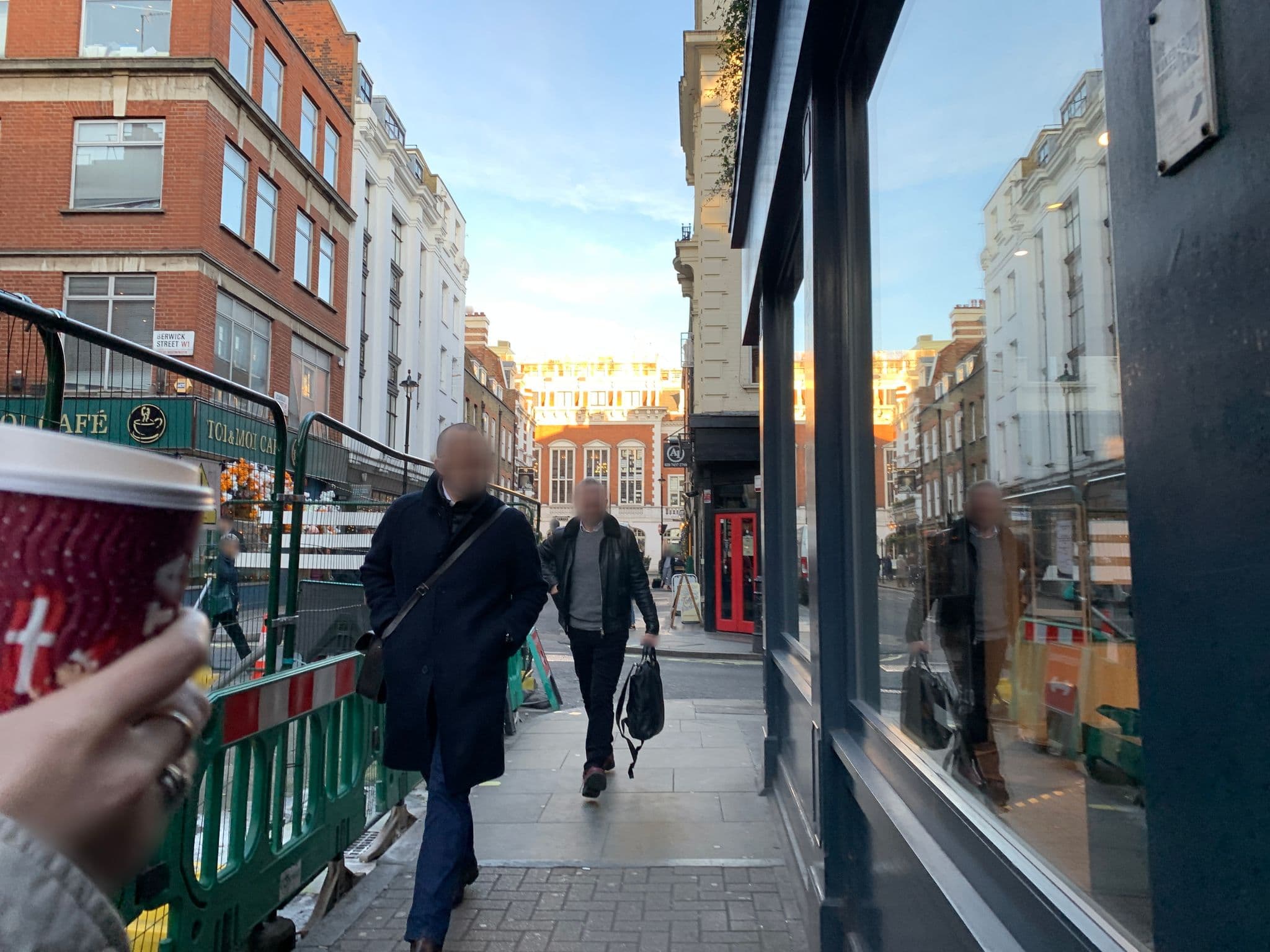 Street view near Berwick Airbnb, Soho — © wasd42 (CC BY-SA · Mapillary)