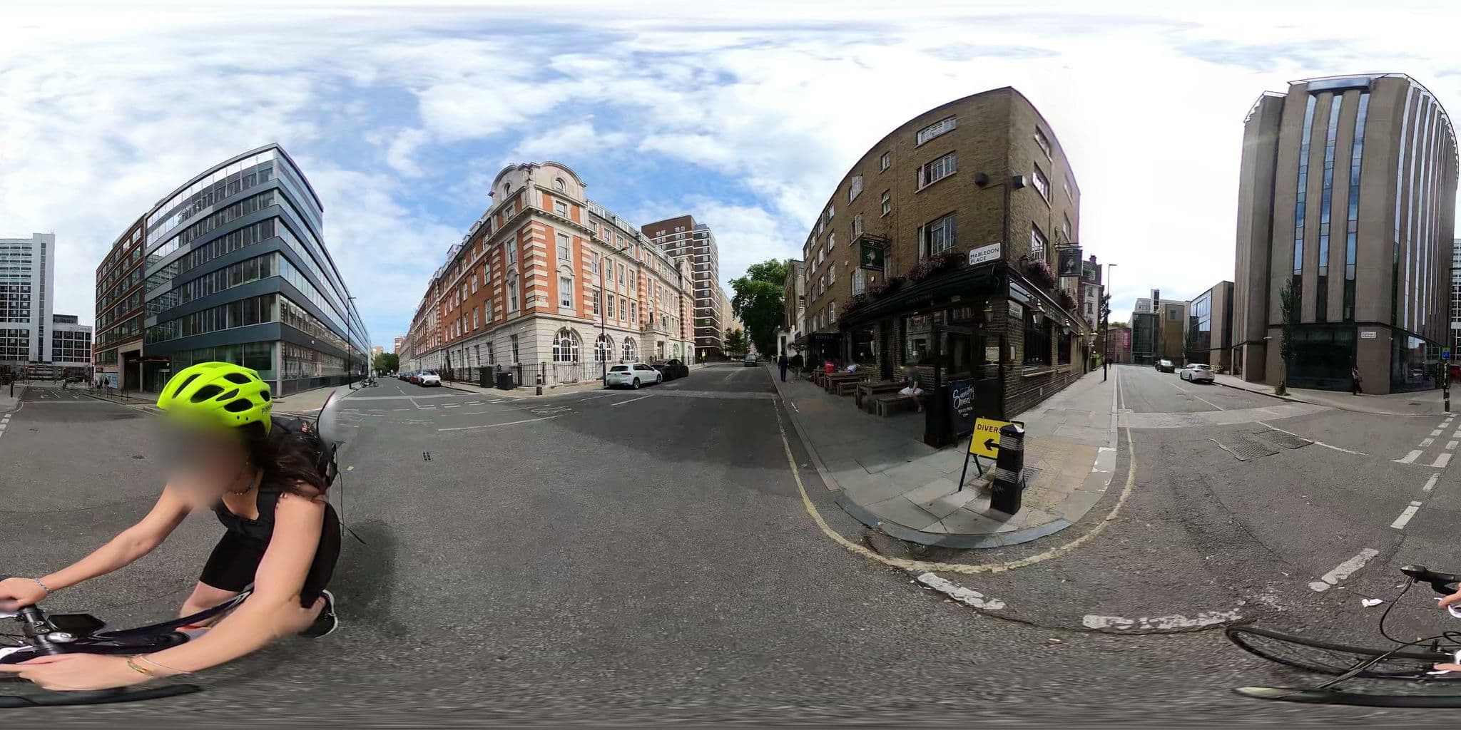 Street view near Mabledon Court Hotel, King's Cross — © cernbyln (CC BY-SA · Mapillary)