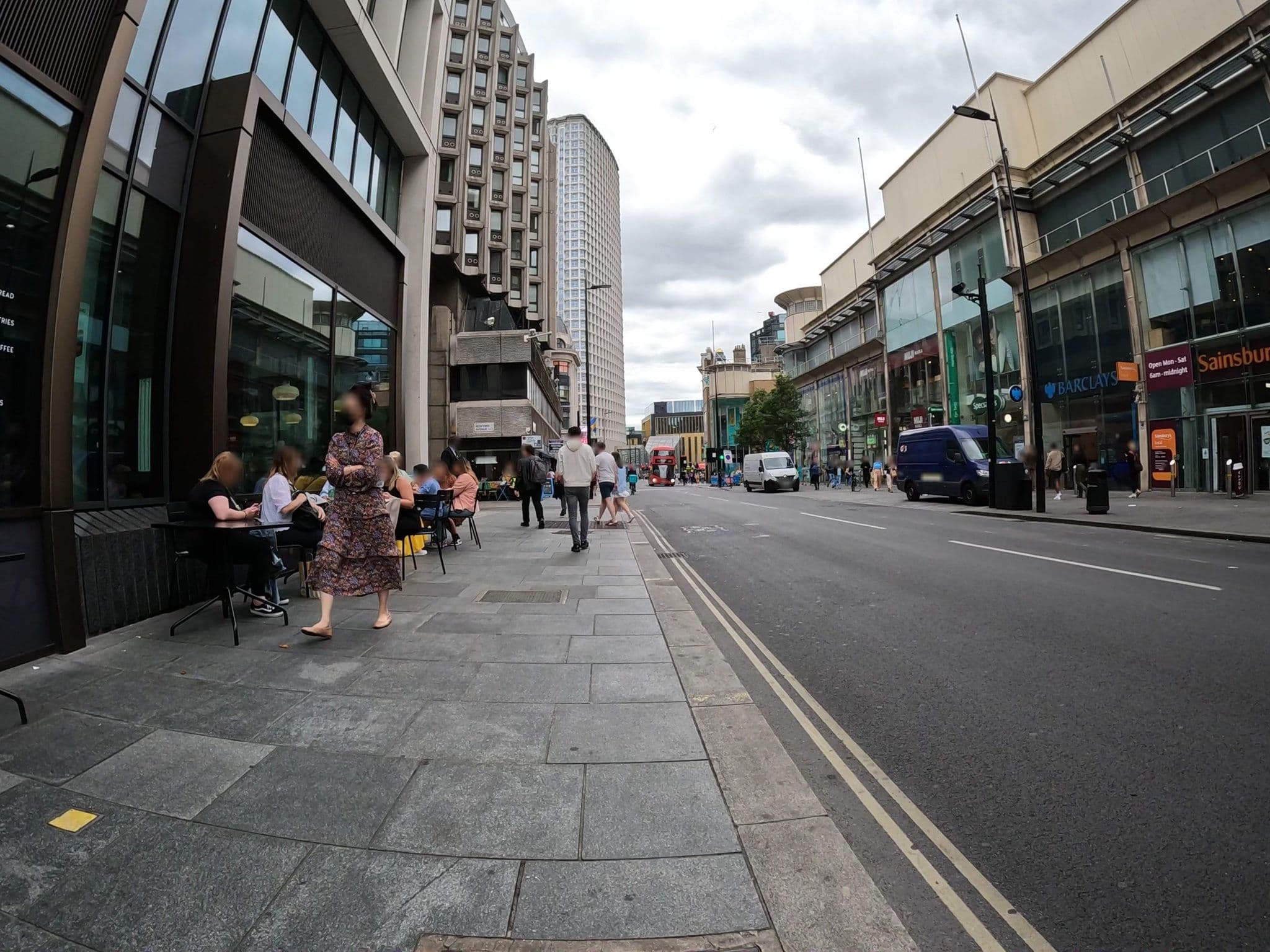 Street view near St. Giles Hotel, Soho — © erias (CC BY-SA · Mapillary)