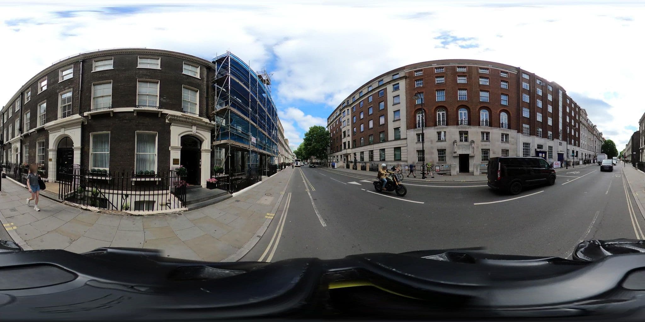 Street view near Prince Of Gower Hotel, Soho — © NatchaponJ (CC BY-SA · Mapillary)