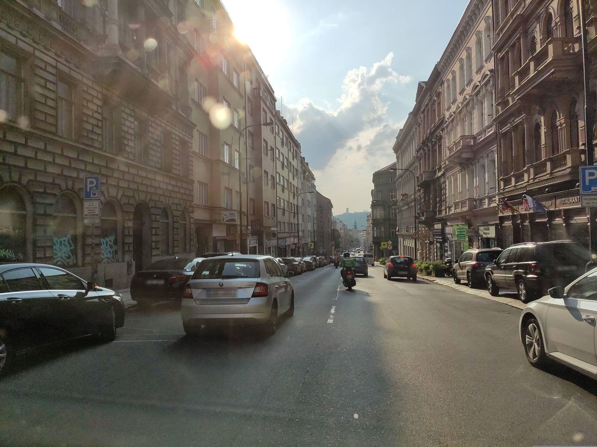 Street view near Sonata, Nové Město