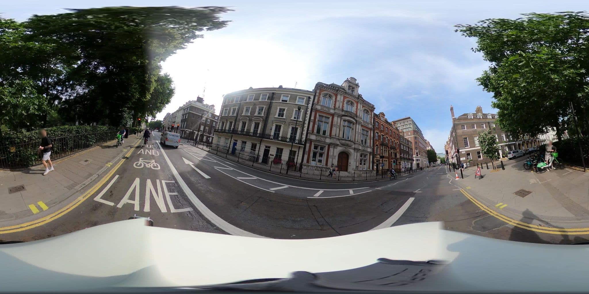 Street view near Cosmo Bedford House Hotel, Holborn — © NatchaponJ (CC BY-SA · Mapillary)